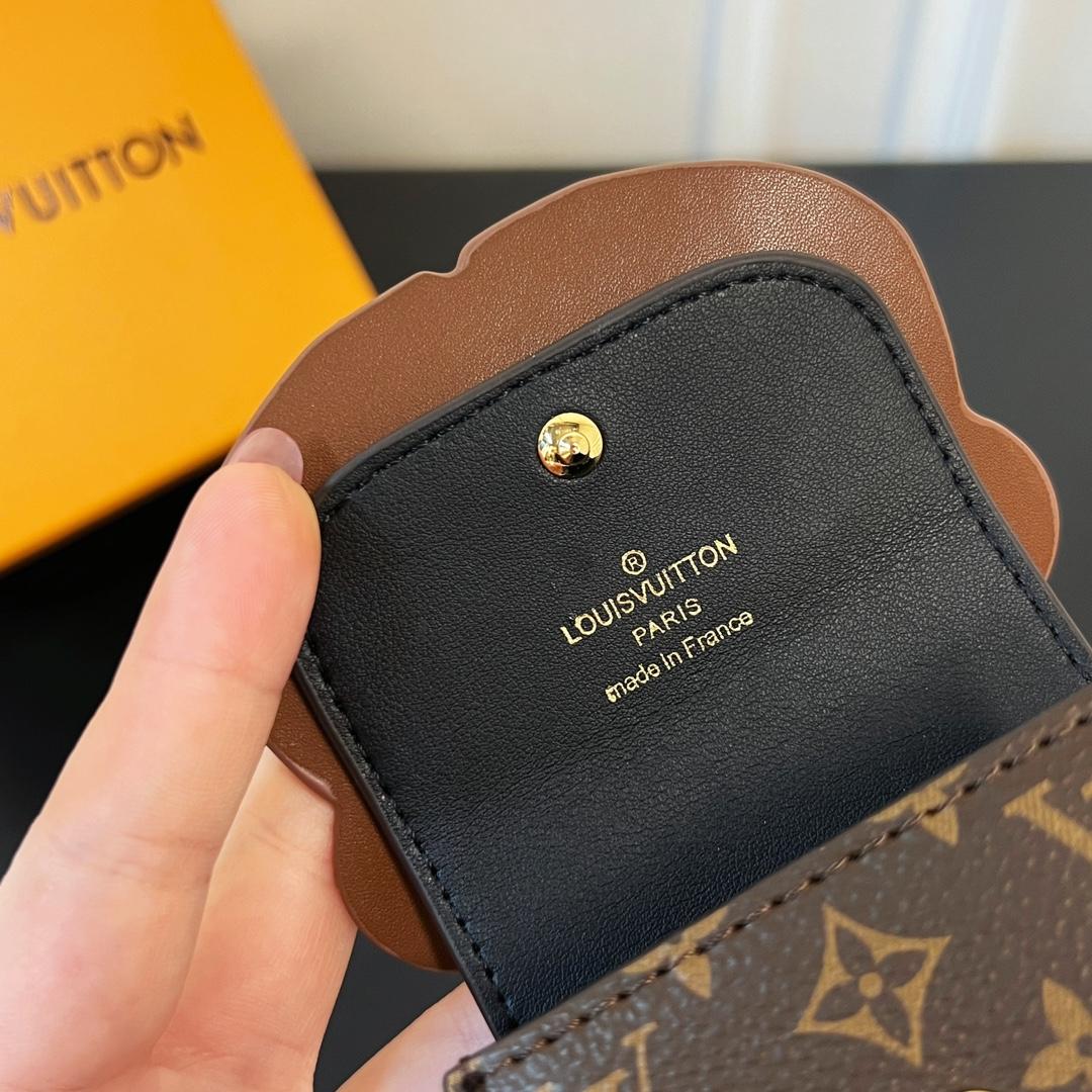 Louis Vuitton Monogram Teddy Bear Earphone Case   - FashionPlug