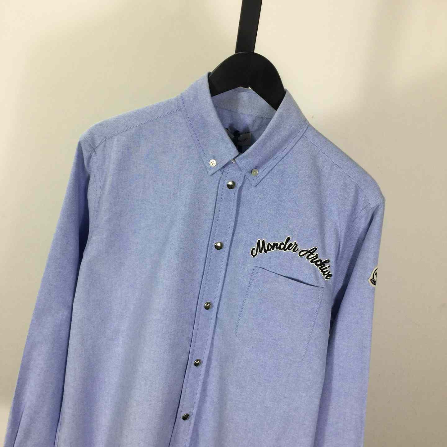 Moncler Logo-embroidered Shirt - FashionPlug