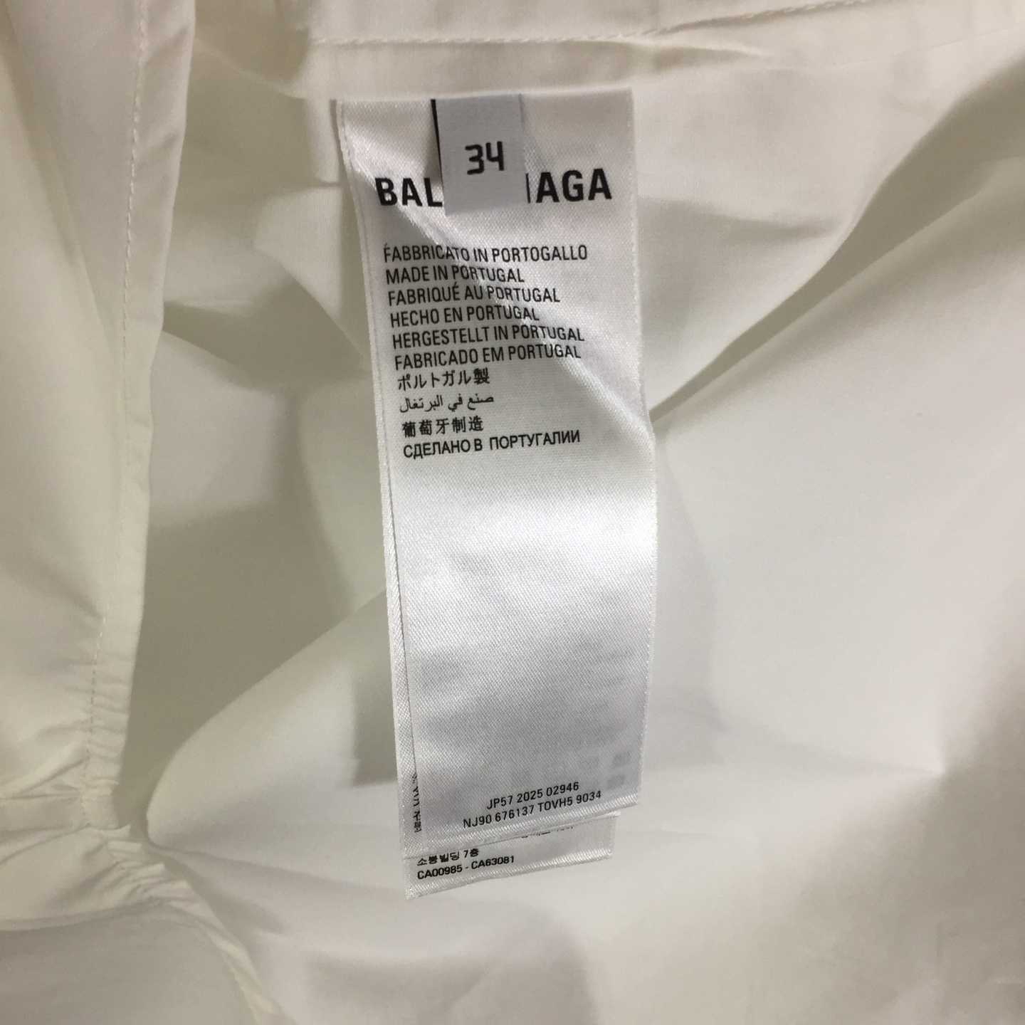Balenciaga Large Fit Shirt - FashionPlug