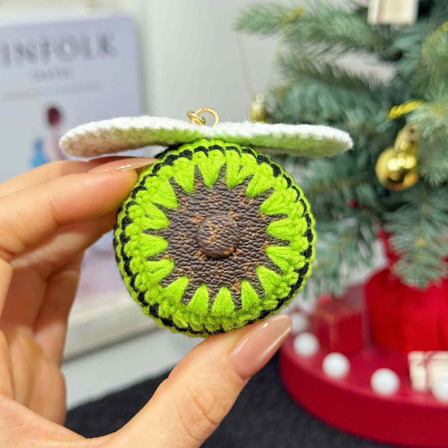 Louis Vuitton Bee LV Crochet Bag Charm   M02585 - FashionPlug