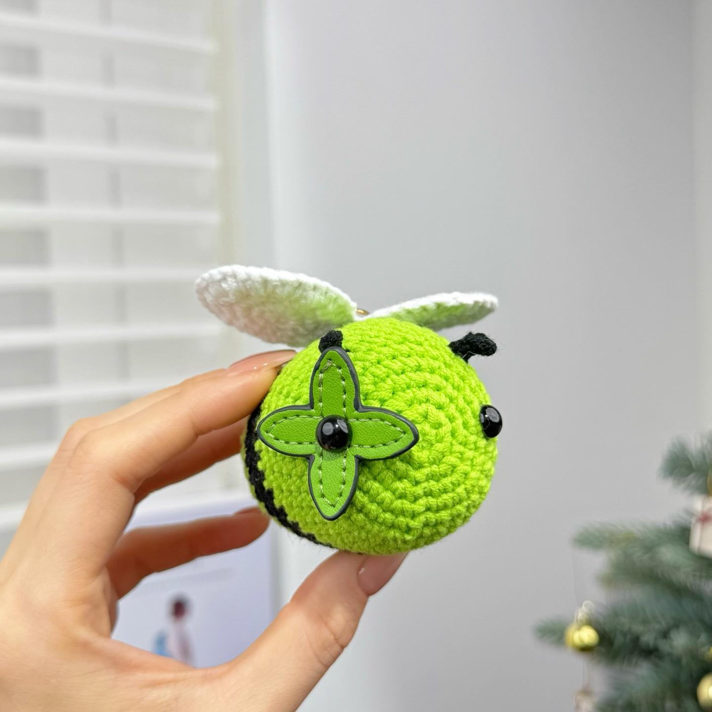 Louis Vuitton Bee LV Crochet Bag Charm   M02585 - FashionPlug