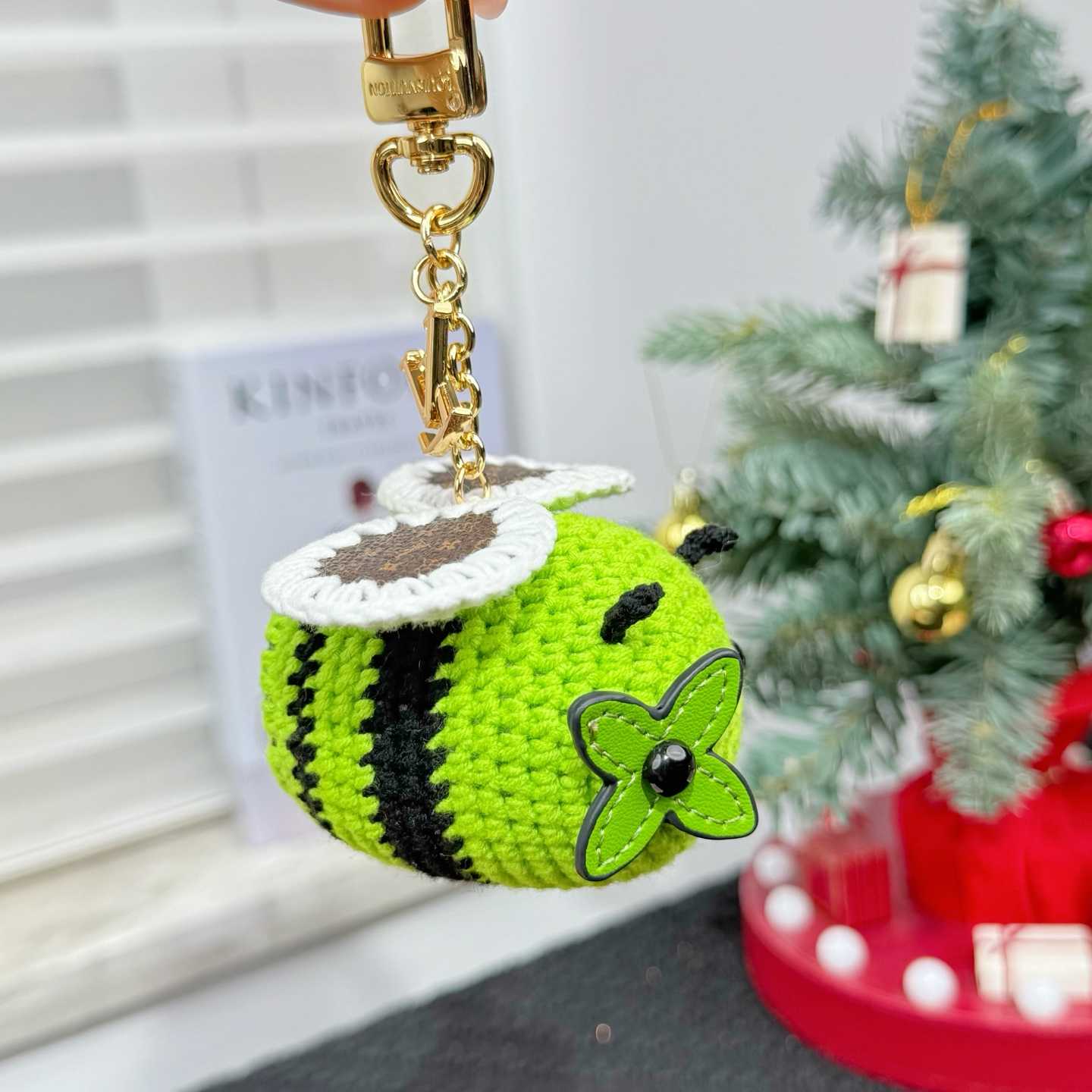 Louis Vuitton Bee LV Crochet Bag Charm   M02585 - FashionPlug