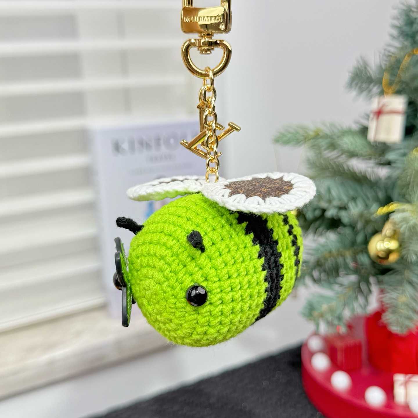 Louis Vuitton Bee LV Crochet Bag Charm   M02585 - FashionPlug