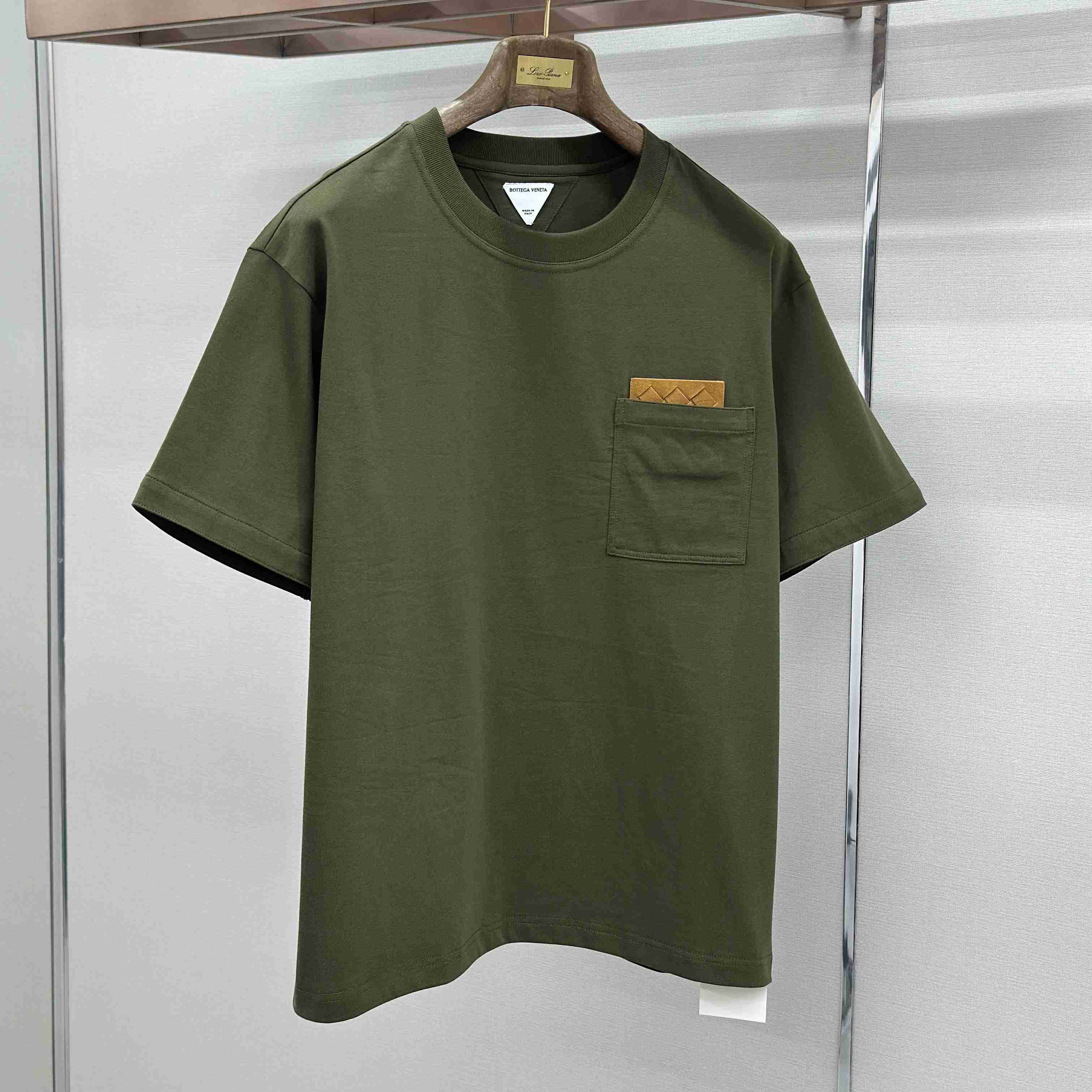 Bottega Veneta Pima Cotton Jersey T-Shirt - FashionPlug