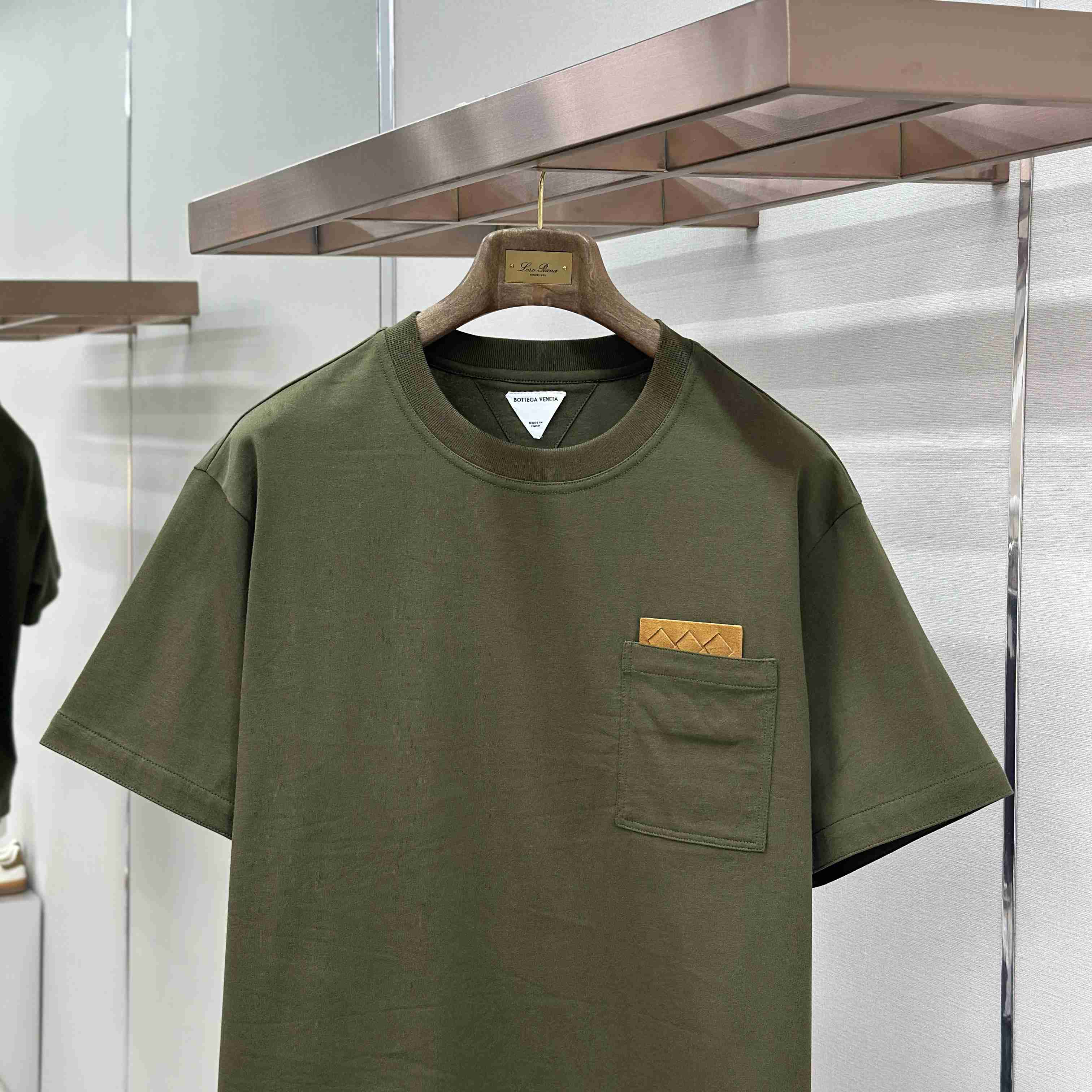 Bottega Veneta Pima Cotton Jersey T-Shirt - FashionPlug