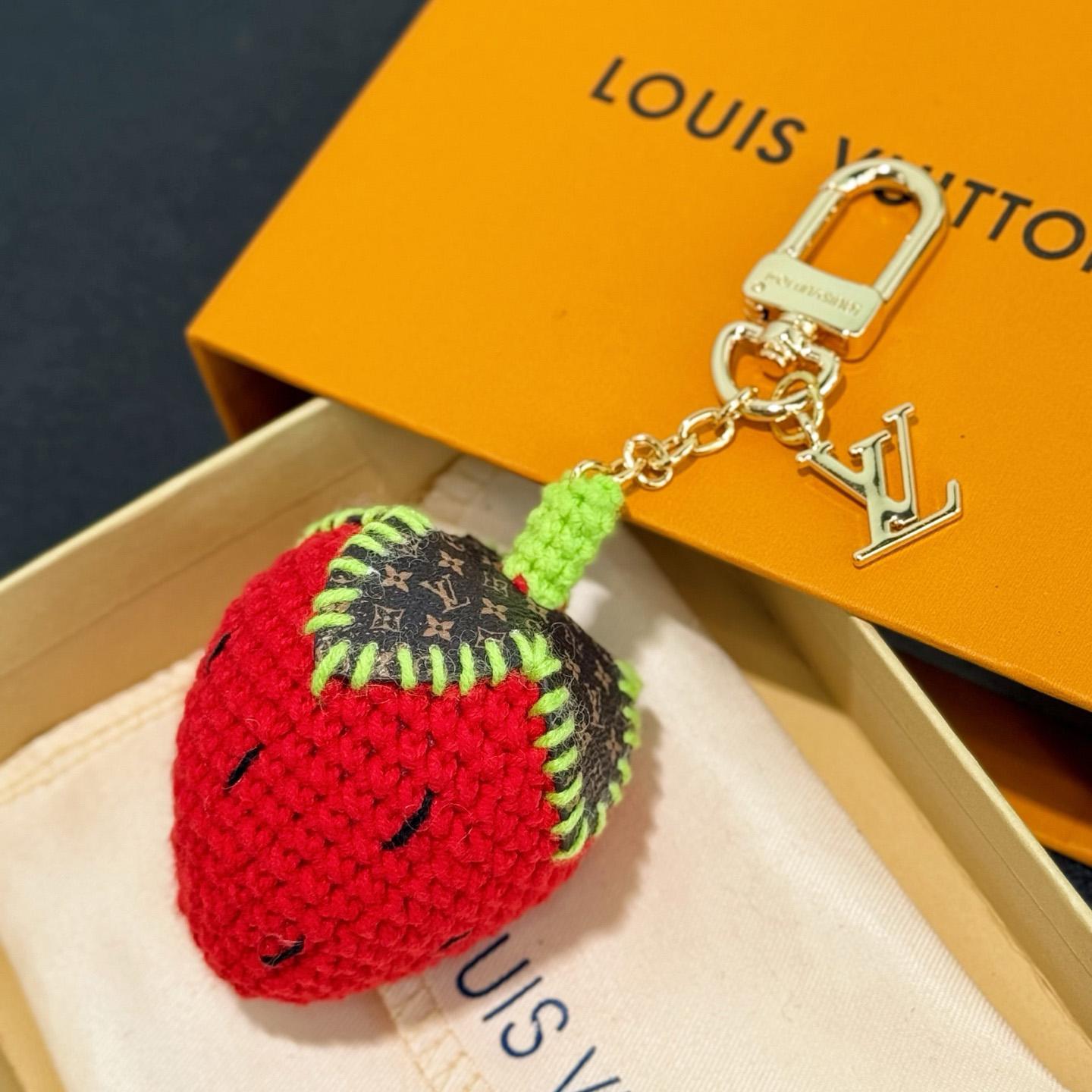 Louis Vuitton Berrylicious Crochet Bag Charm   M02583 - FashionPlug