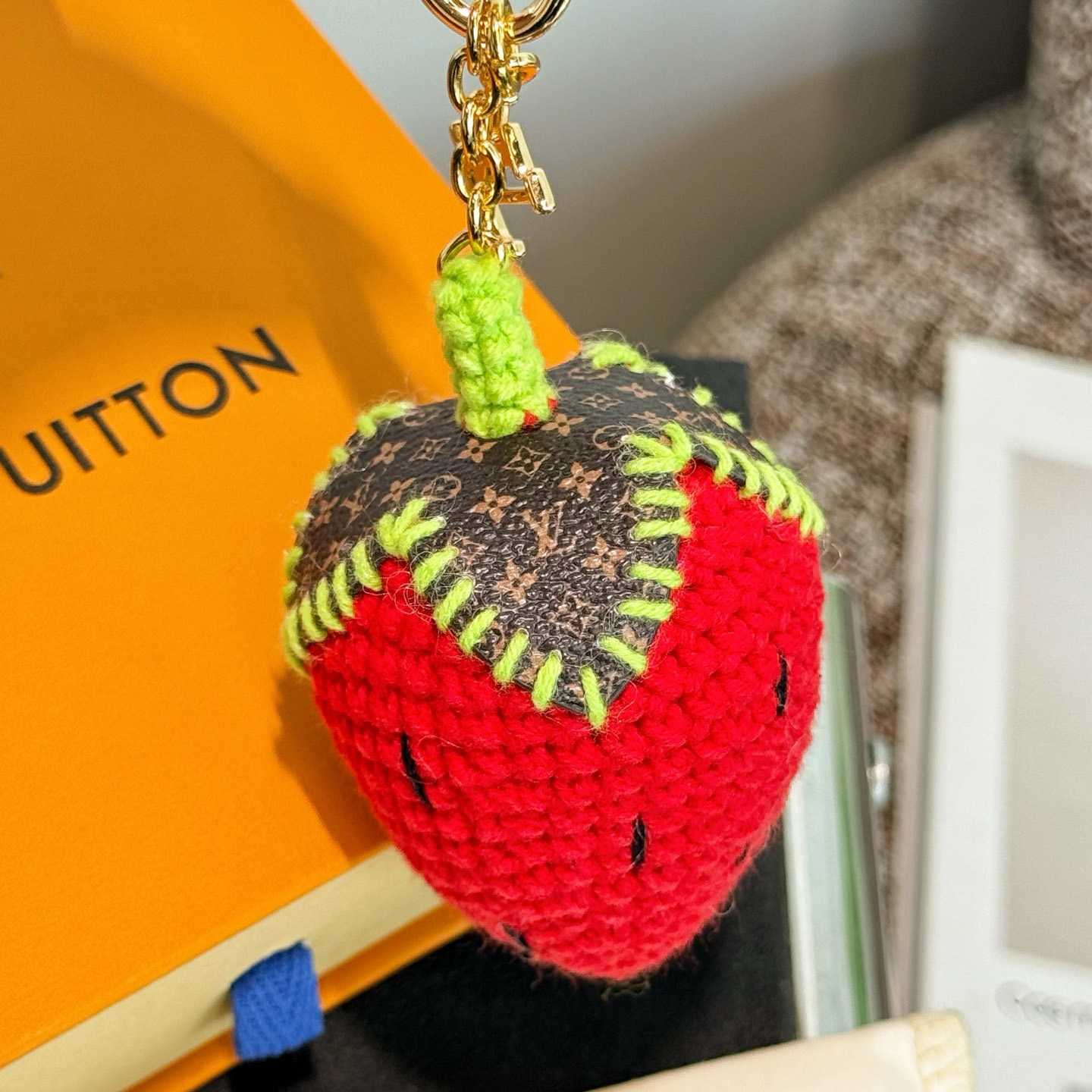 Louis Vuitton Berrylicious Crochet Bag Charm   M02583 - FashionPlug