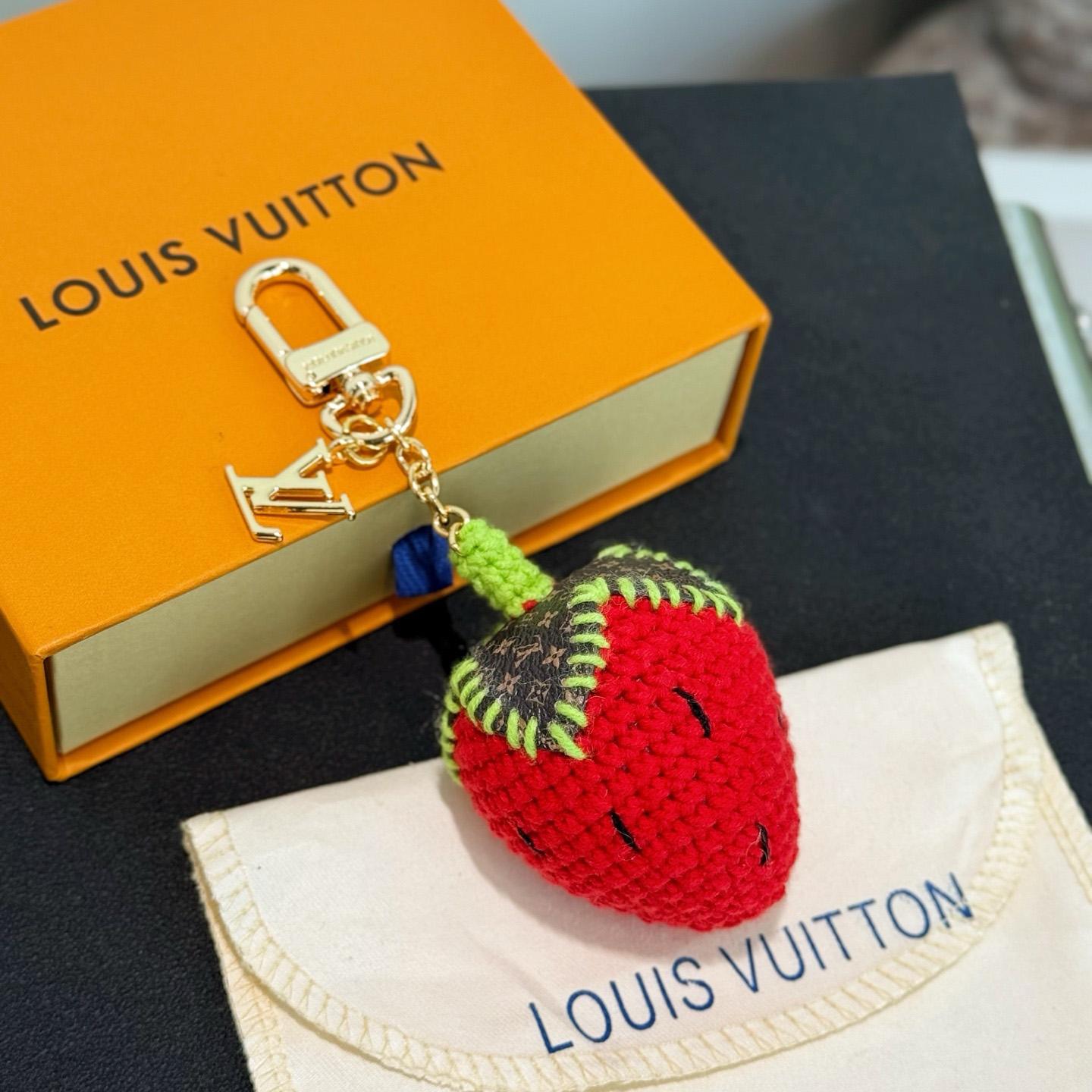 Louis Vuitton Berrylicious Crochet Bag Charm   M02583 - FashionPlug