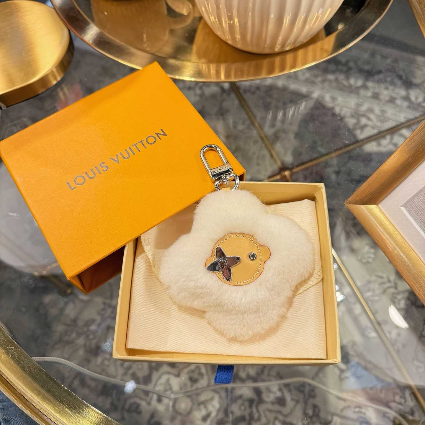 Louis Vuitton Vivienne Shearling Bag Charm  M03455 - FashionPlug