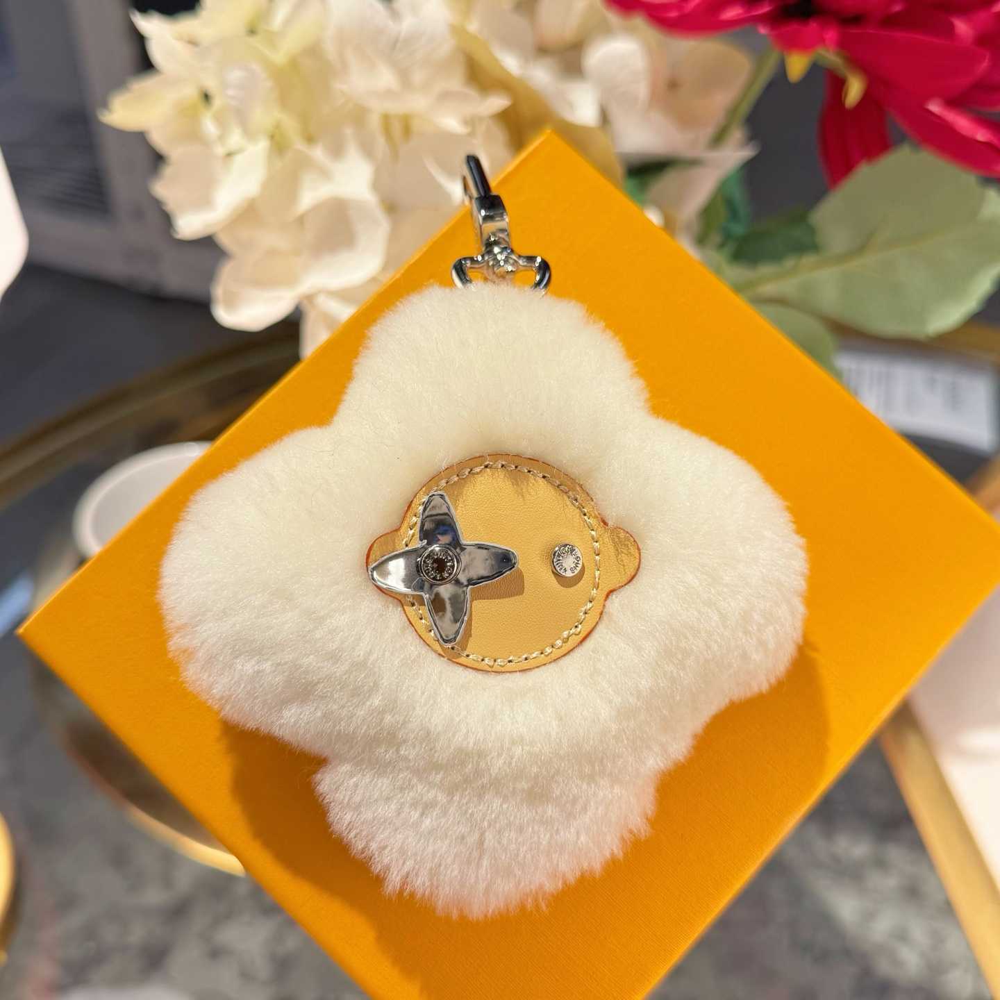 Louis Vuitton Vivienne Shearling Bag Charm  M03455 - FashionPlug