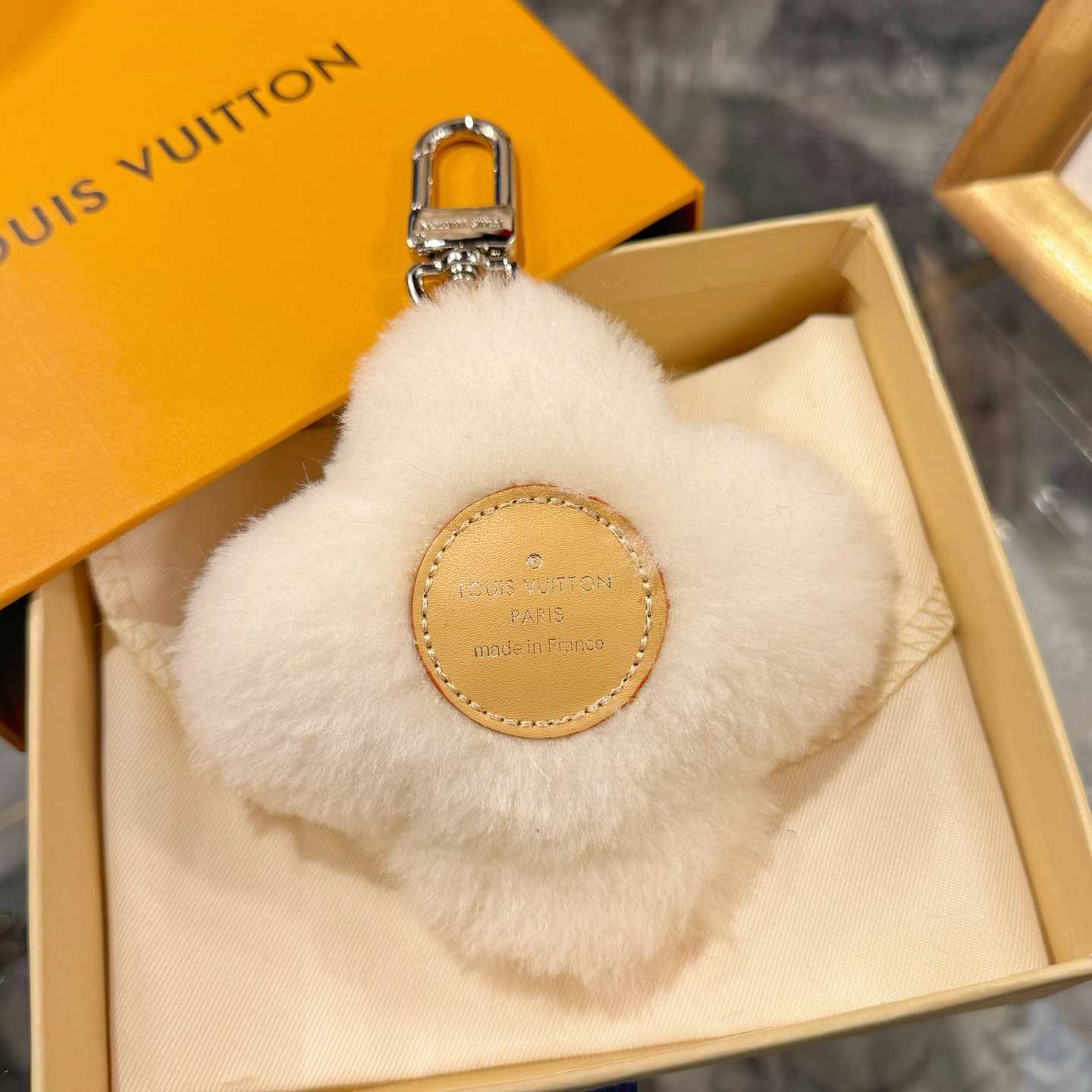 Louis Vuitton Vivienne Shearling Bag Charm  M03455 - FashionPlug