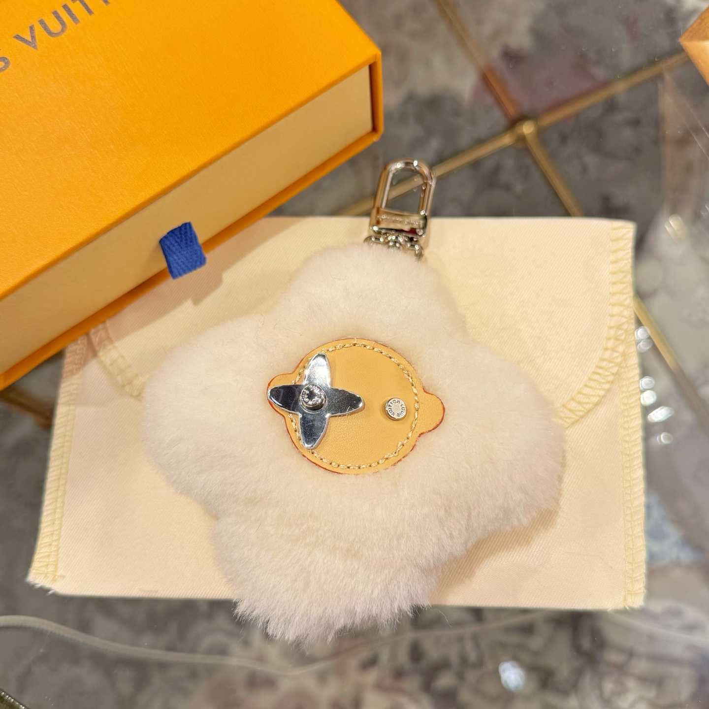 Louis Vuitton Vivienne Shearling Bag Charm  M03455 - FashionPlug