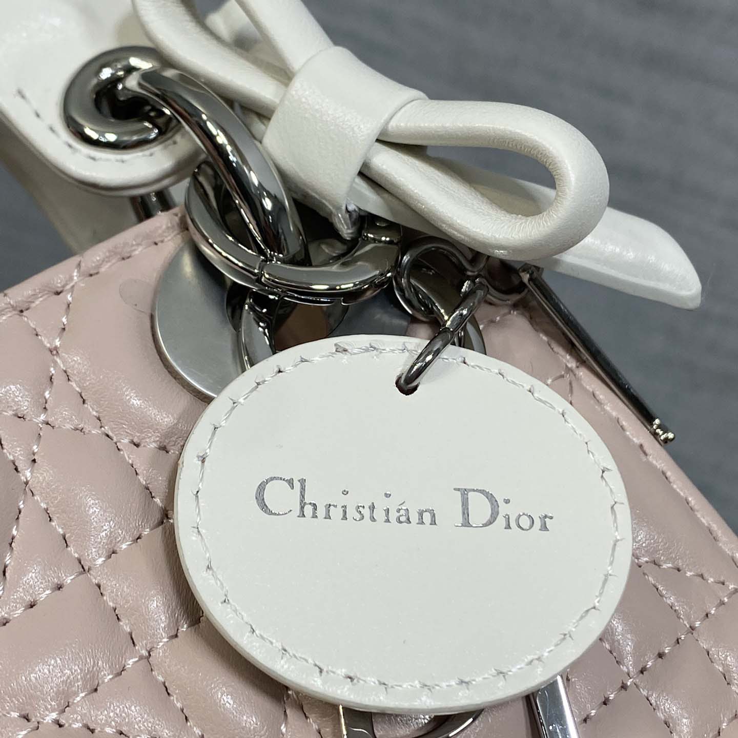 Dior Or Mini Lady Dior Bag with Chain  - FashionPlug