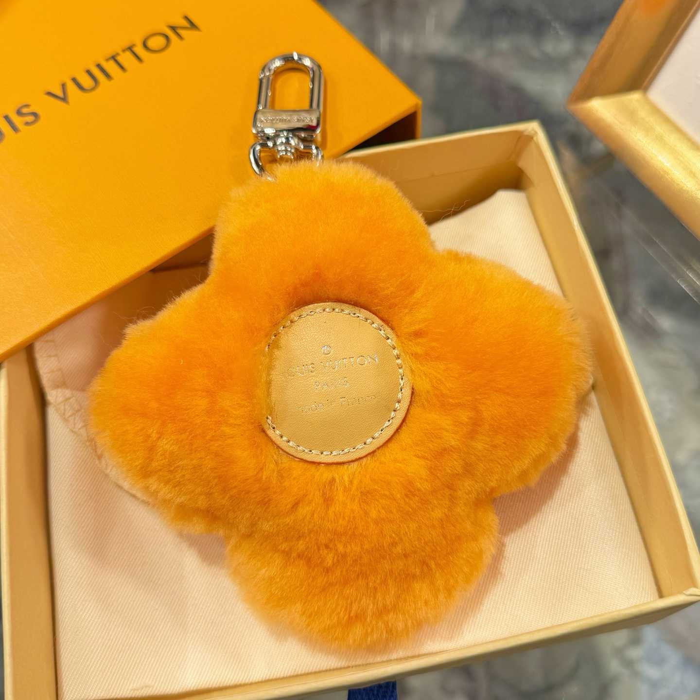 Louis Vuitton Vivienne Shearling Bag Charm   - FashionPlug