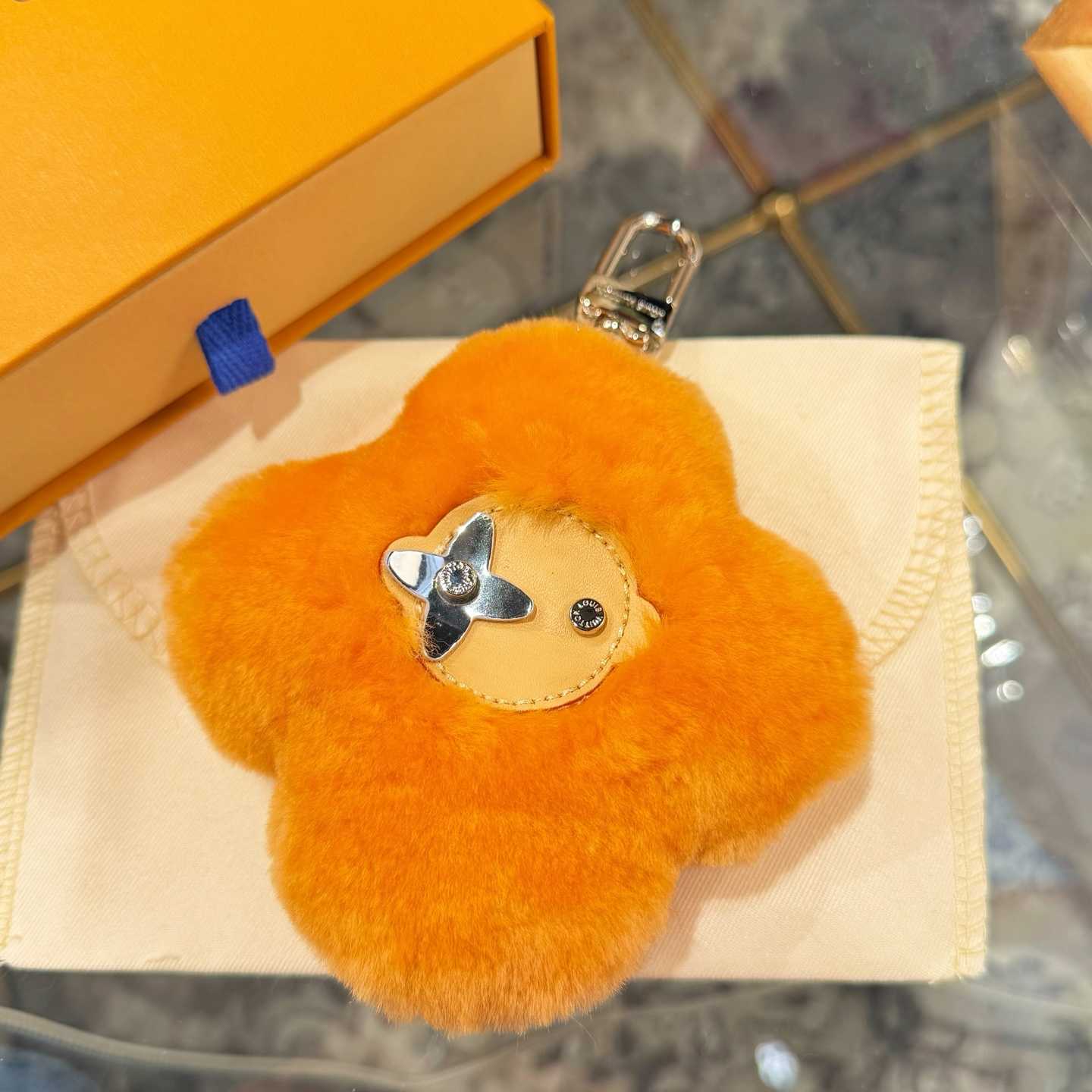 Louis Vuitton Vivienne Shearling Bag Charm   - FashionPlug