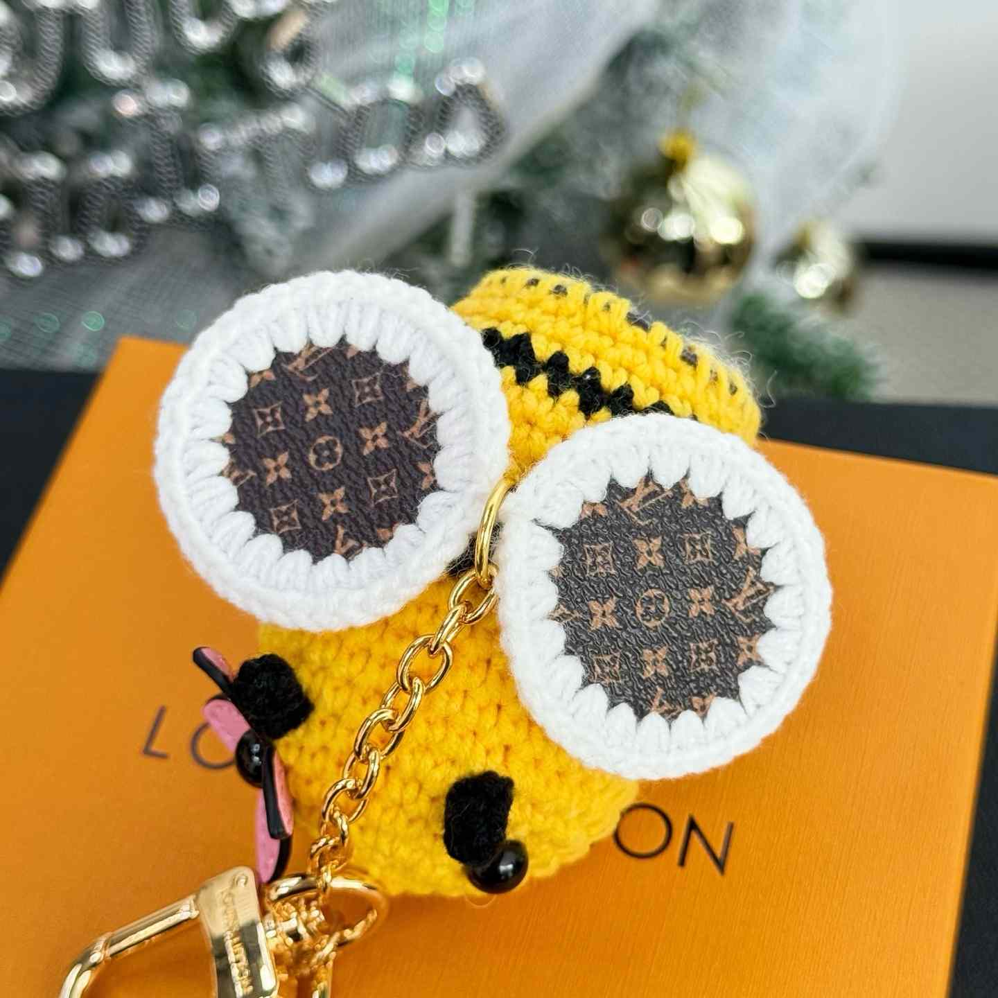 Louis Vuitton Bee LV Crochet Bag Charm   M02585 - FashionPlug