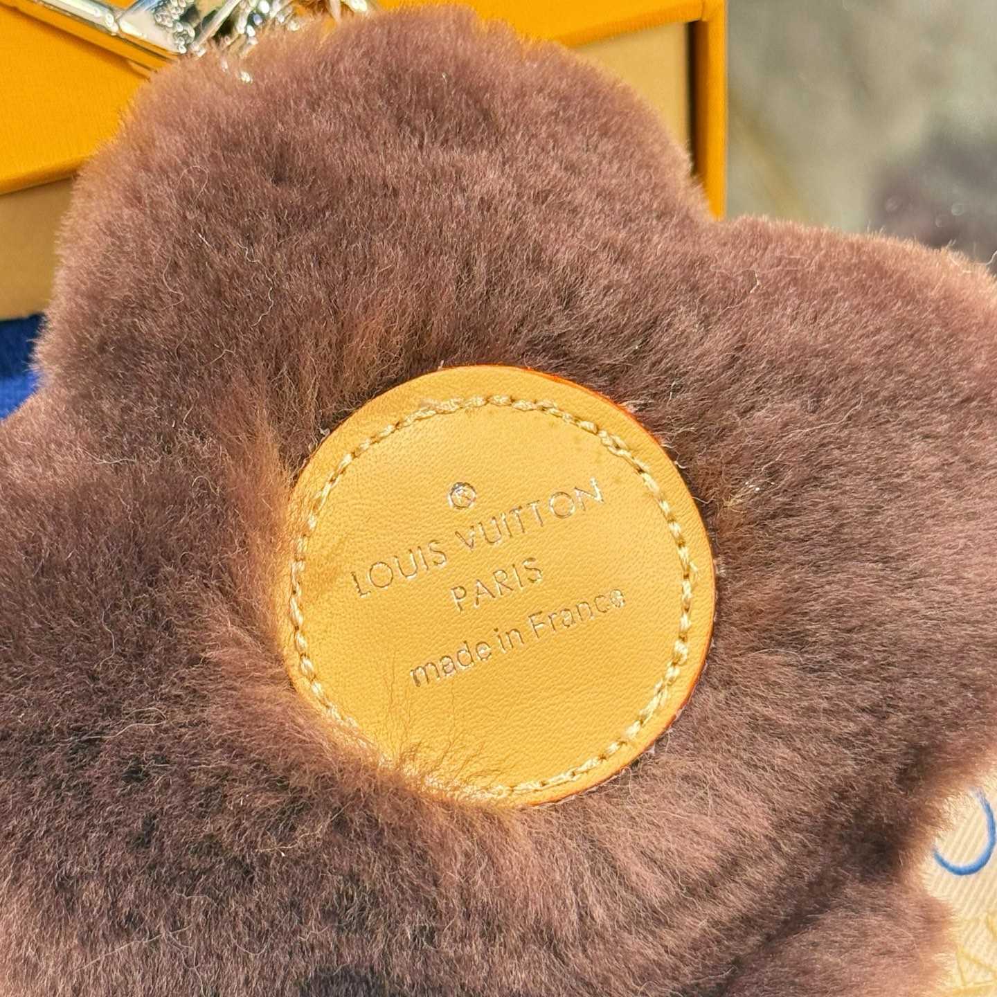 Louis Vuitton Vivienne Shearling Bag Charm   - FashionPlug