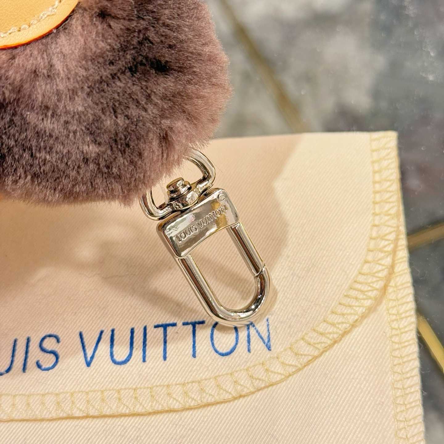 Louis Vuitton Vivienne Shearling Bag Charm   - FashionPlug