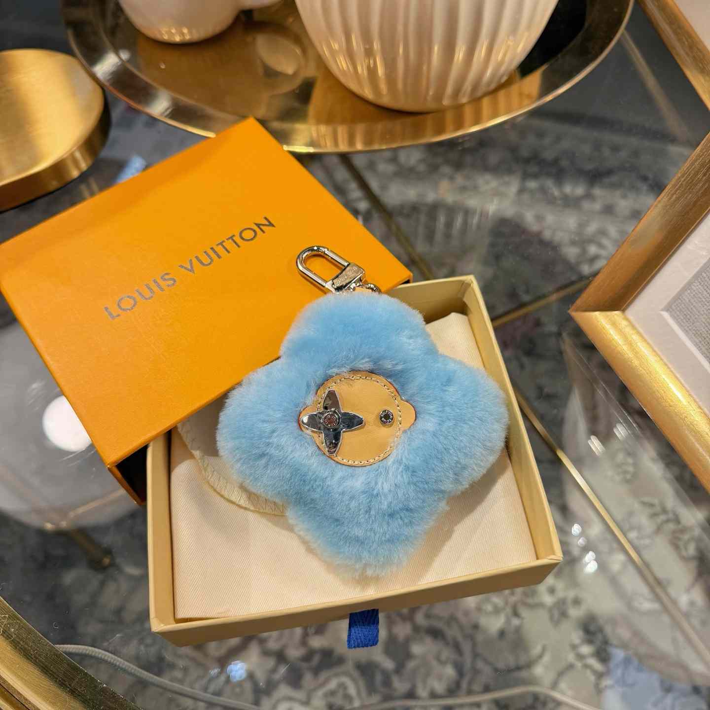 Louis Vuitton Vivienne Shearling Bag Charm   - FashionPlug