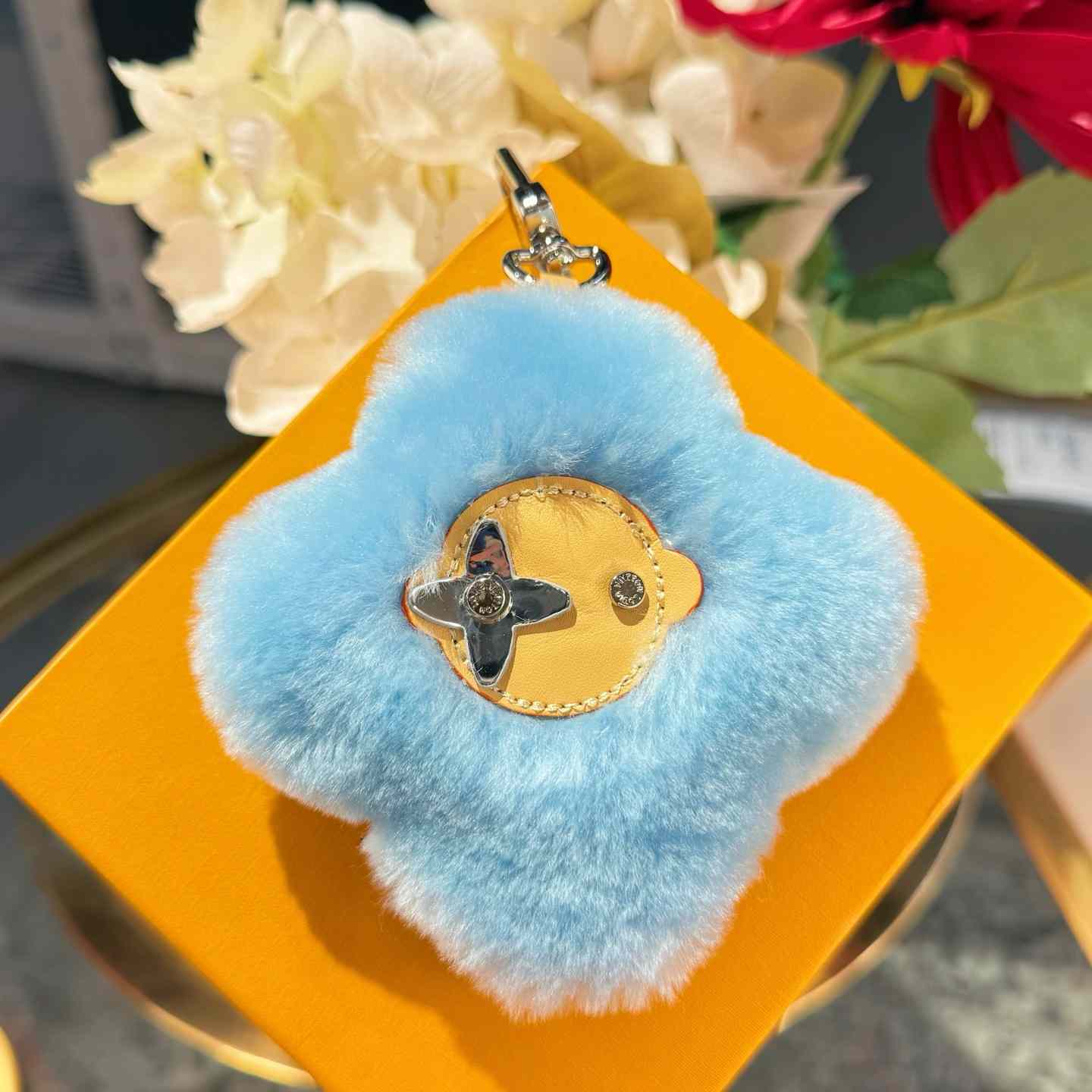 Louis Vuitton Vivienne Shearling Bag Charm   - FashionPlug