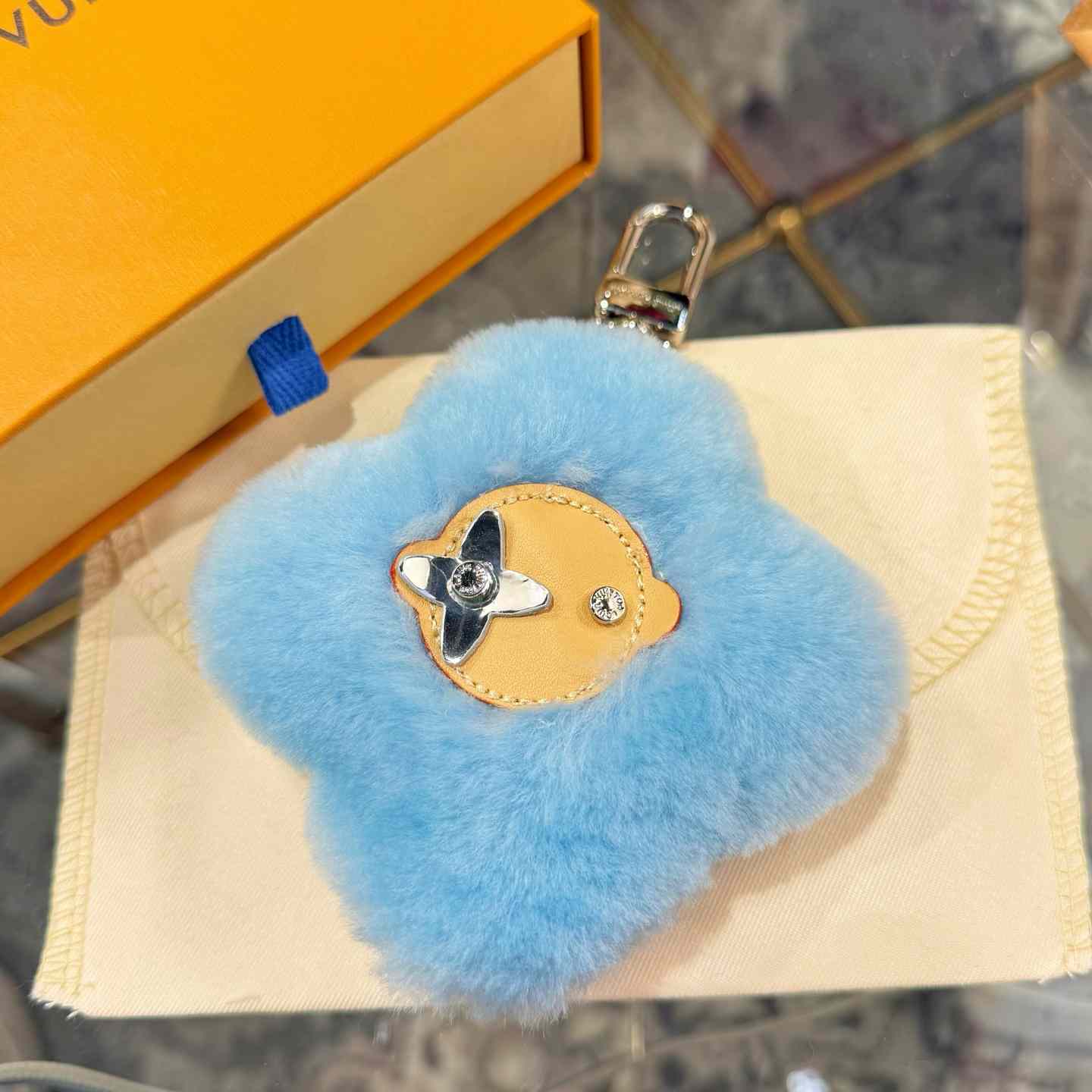 Louis Vuitton Vivienne Shearling Bag Charm   - FashionPlug