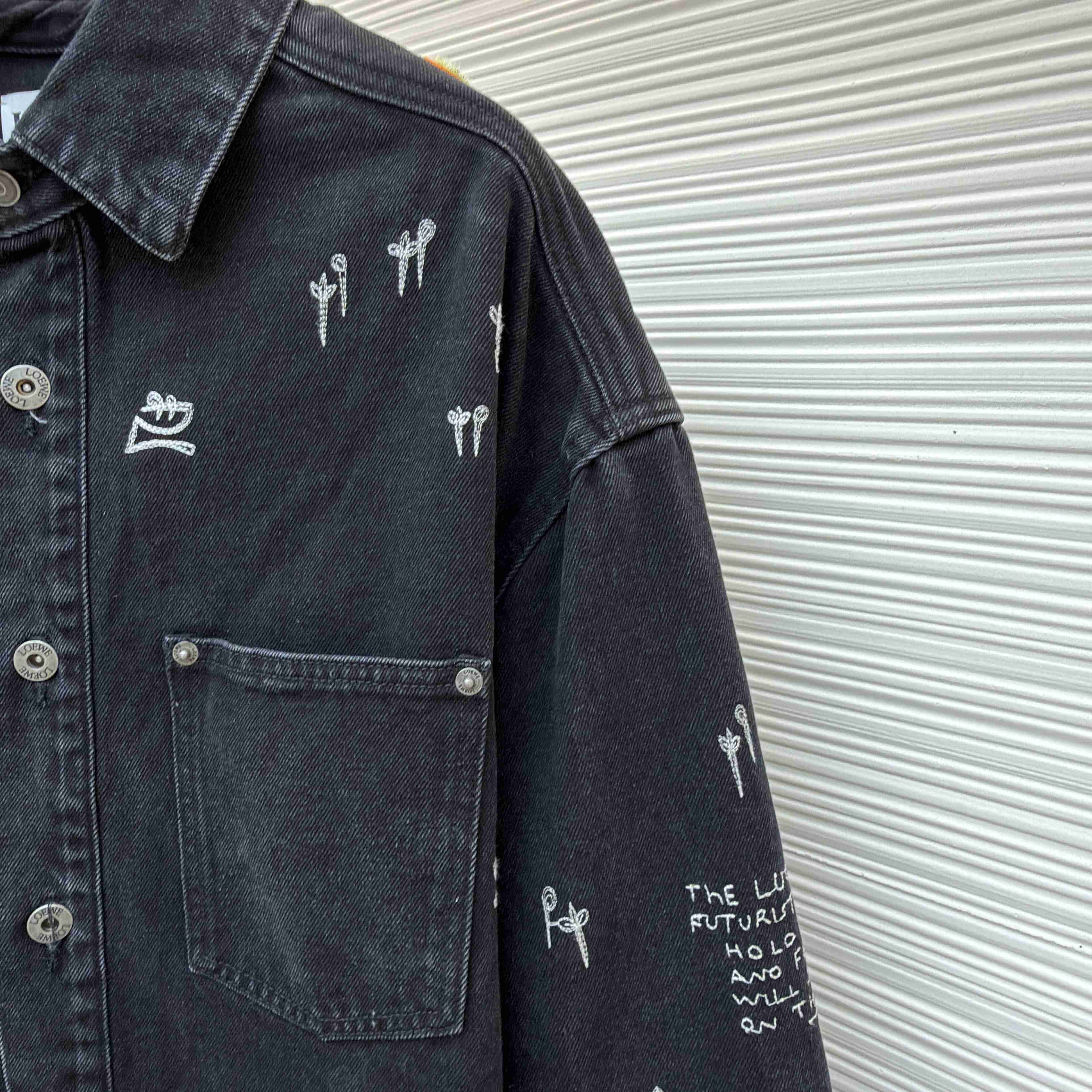 Loewe Overshirt In Denim - FashionPlug