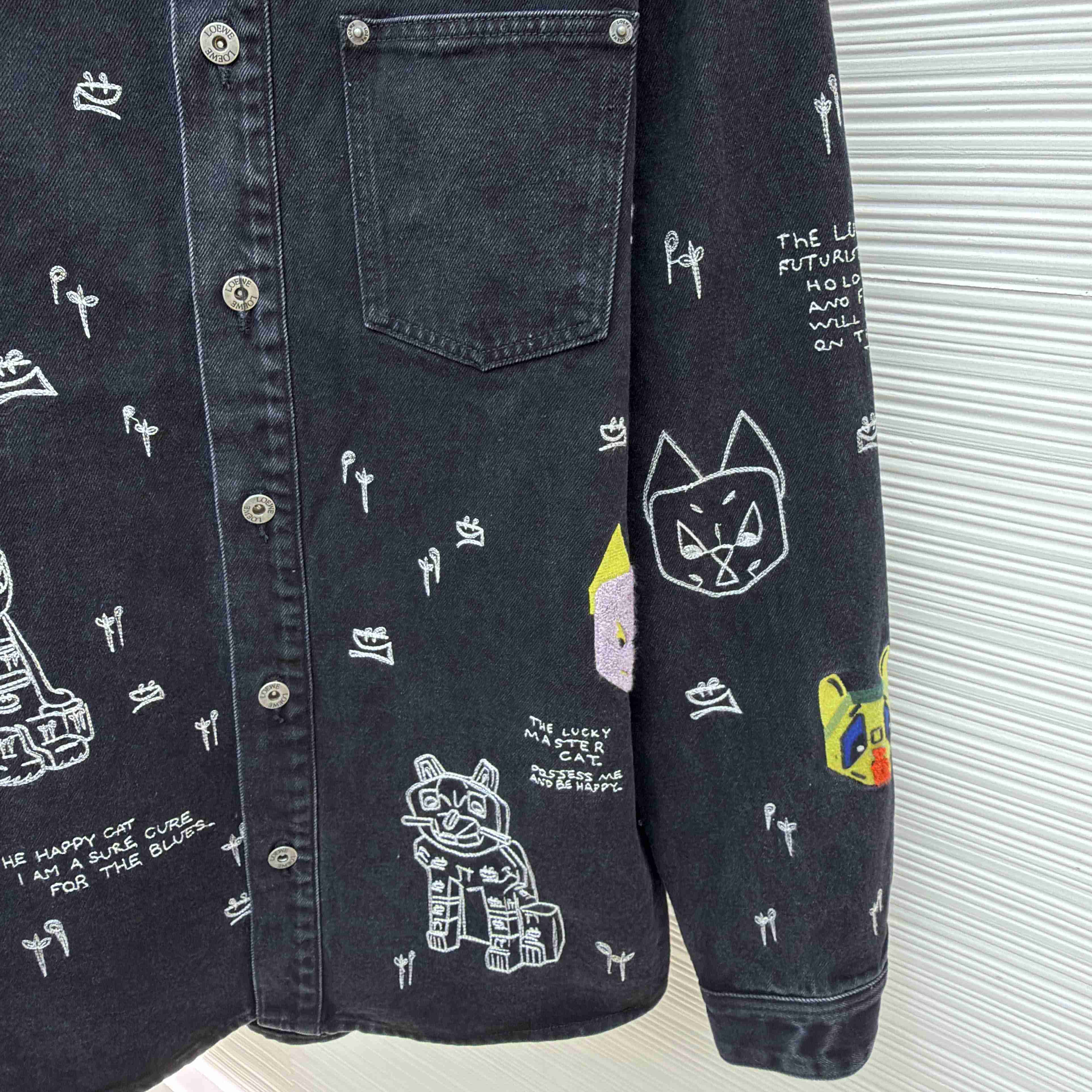 Loewe Overshirt In Denim - FashionPlug