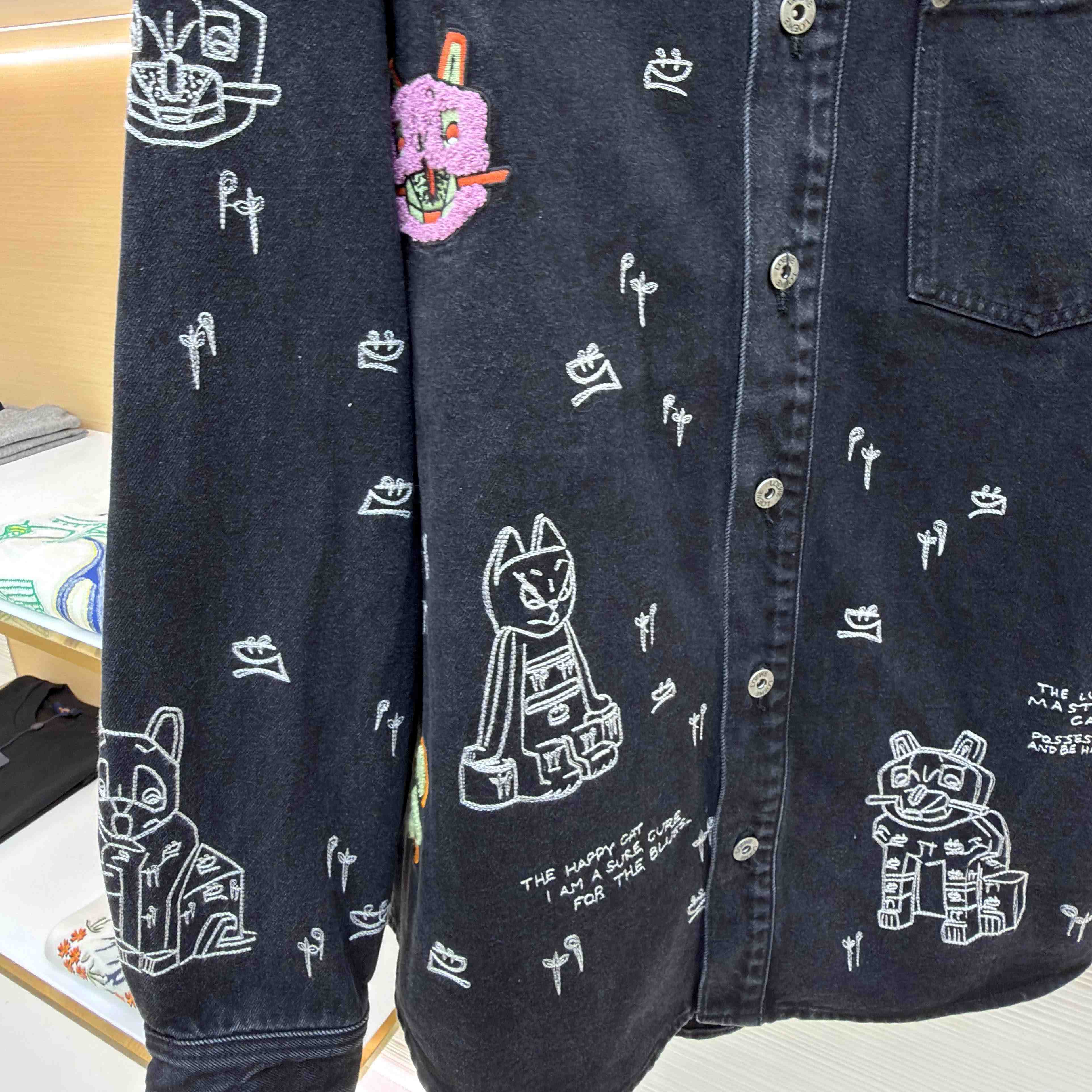 Loewe Overshirt In Denim - FashionPlug