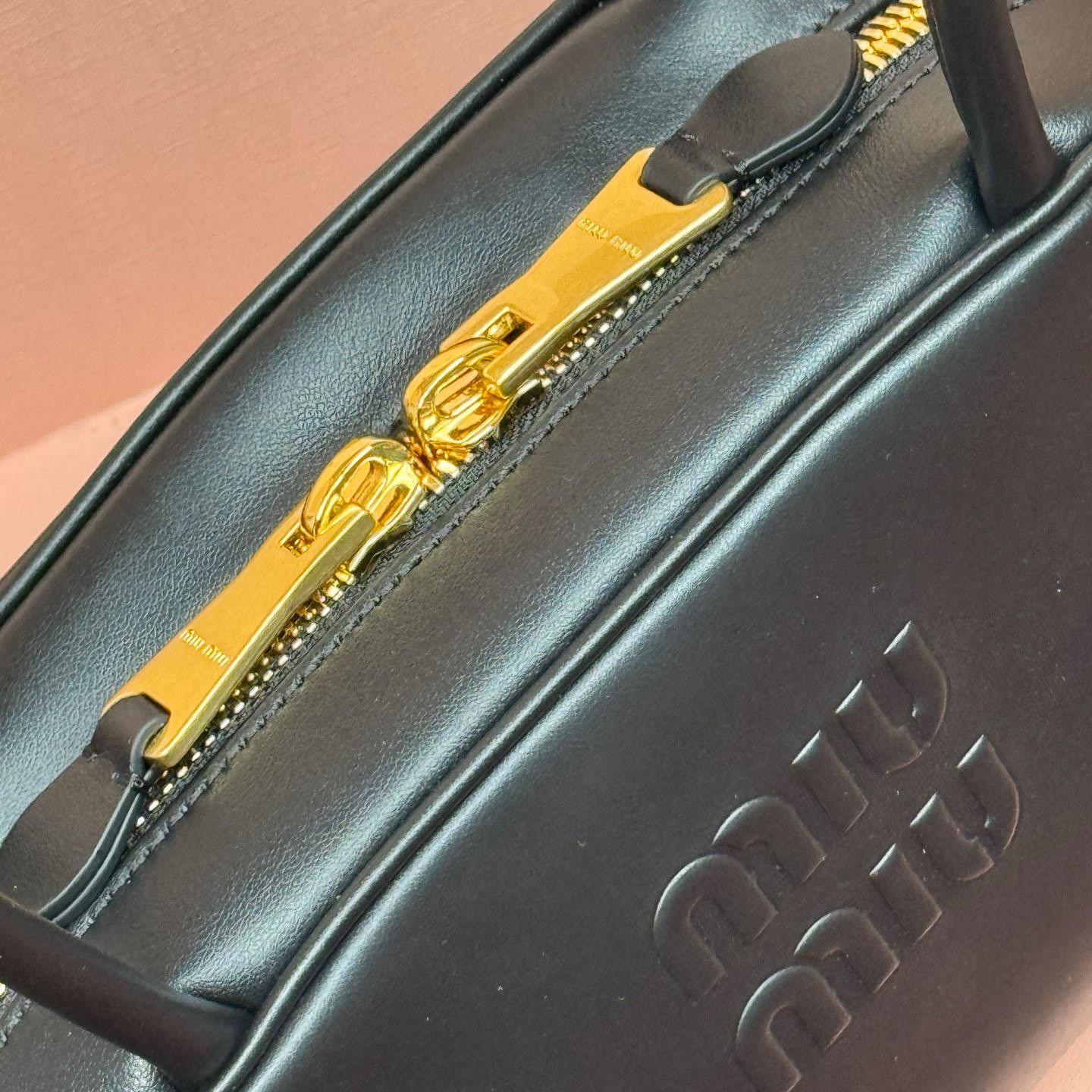 Miu Miu Beau Leather Bag - FashionPlug