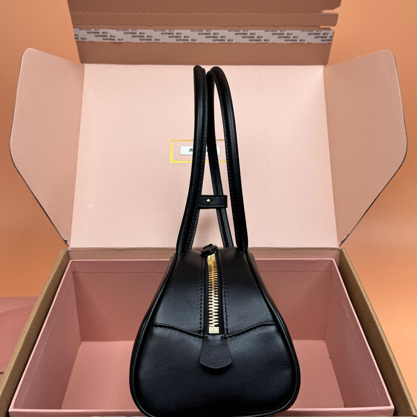 Miu Miu Beau Leather Bag - FashionPlug