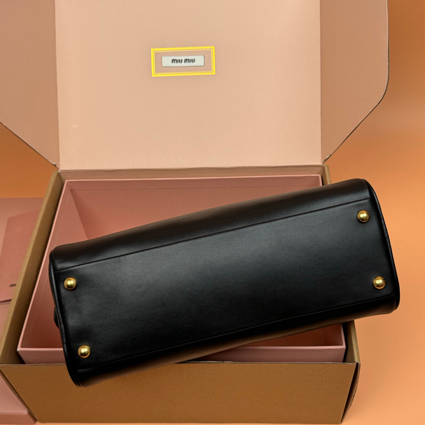 Miu Miu Beau Leather Bag - FashionPlug