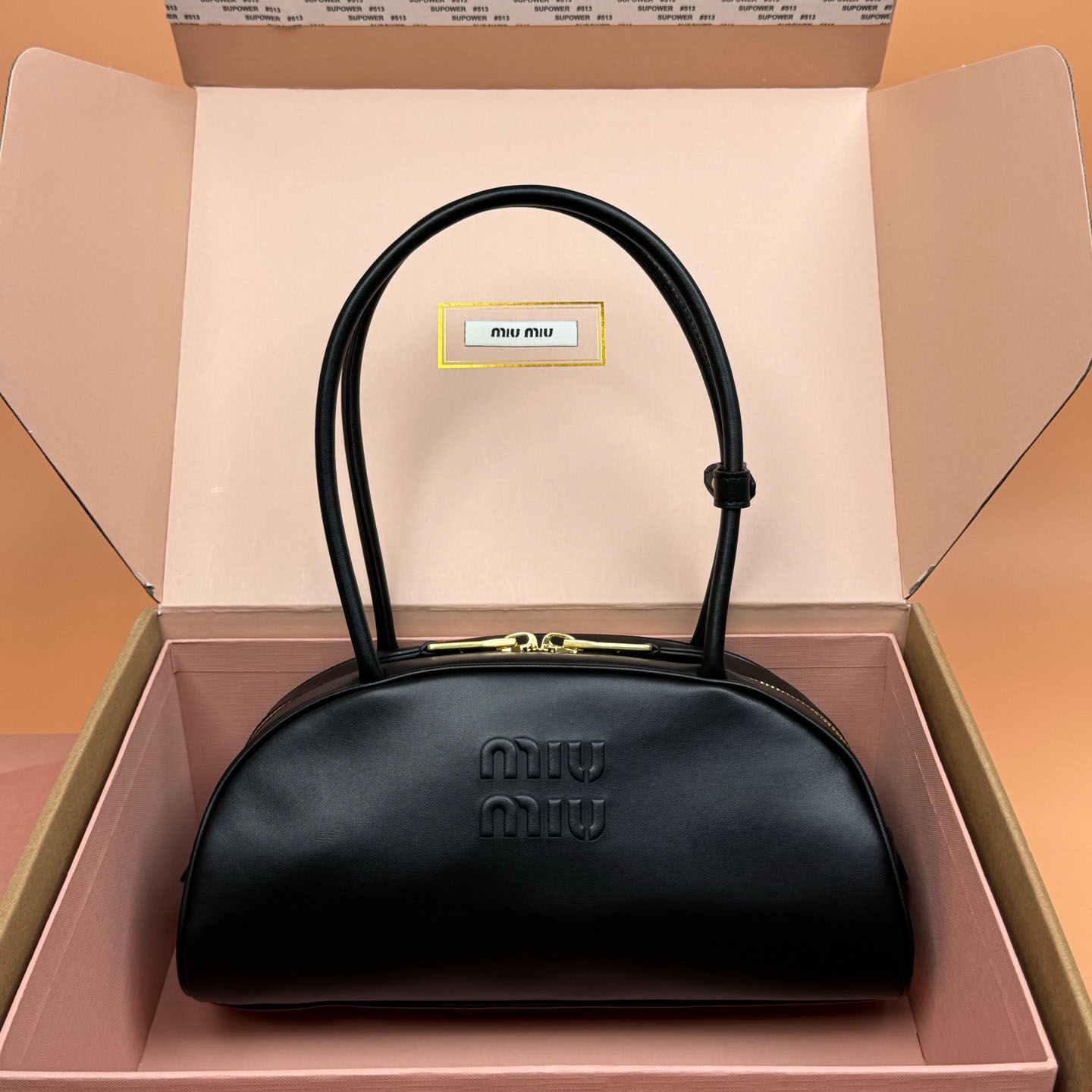 Miu Miu Beau Leather Bag - FashionPlug