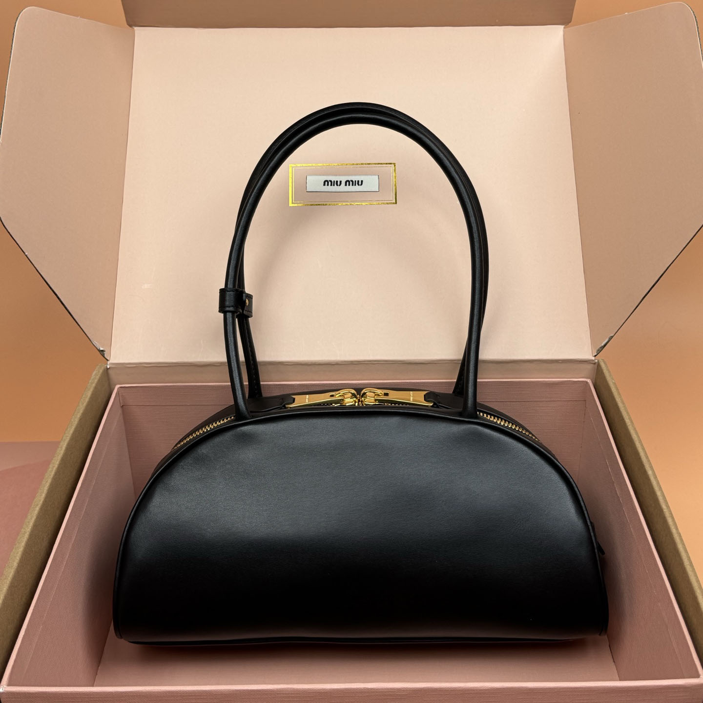 Miu Miu Beau Leather Bag - FashionPlug