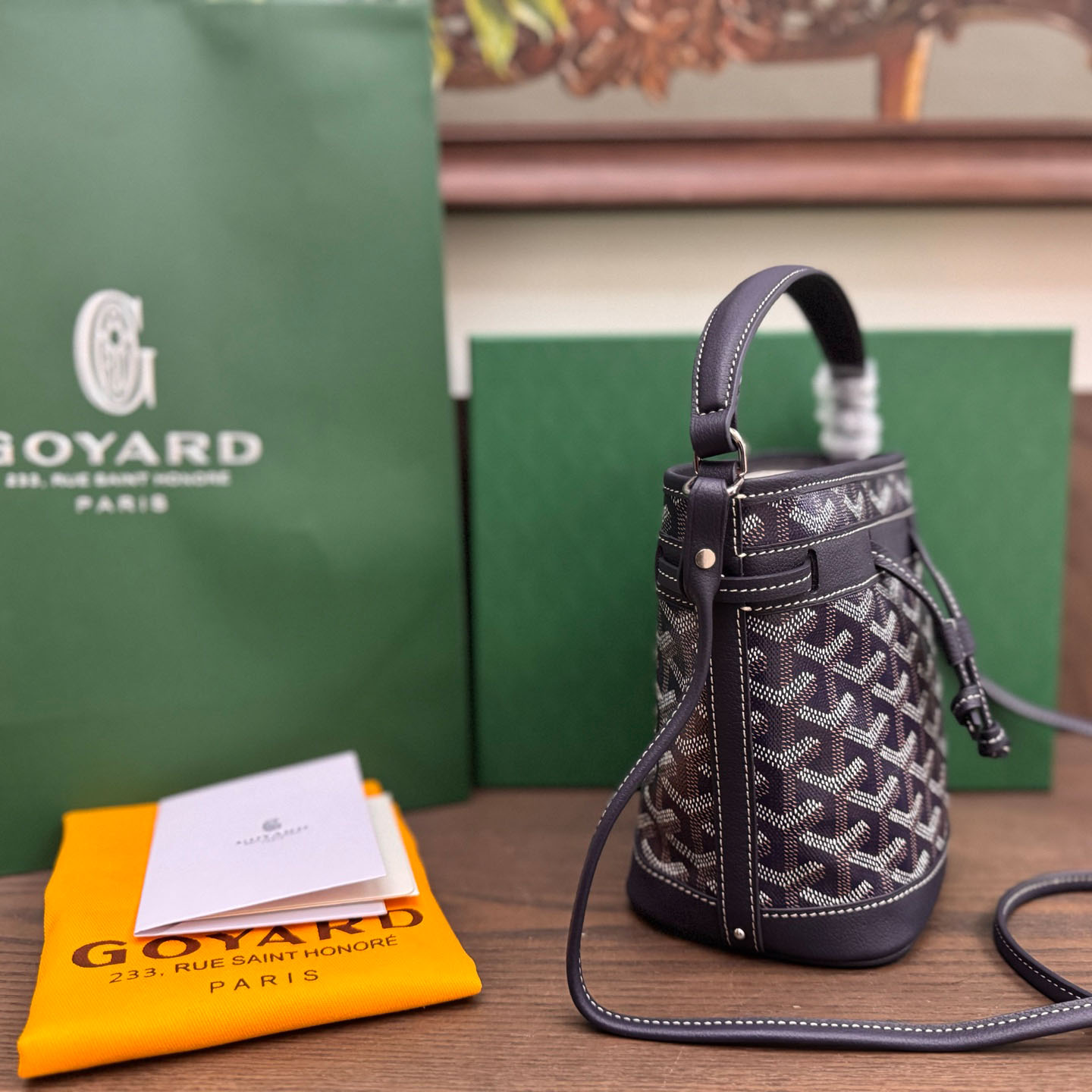 Goyard Petit Flot Mini Bucket Bag - FashionPlug