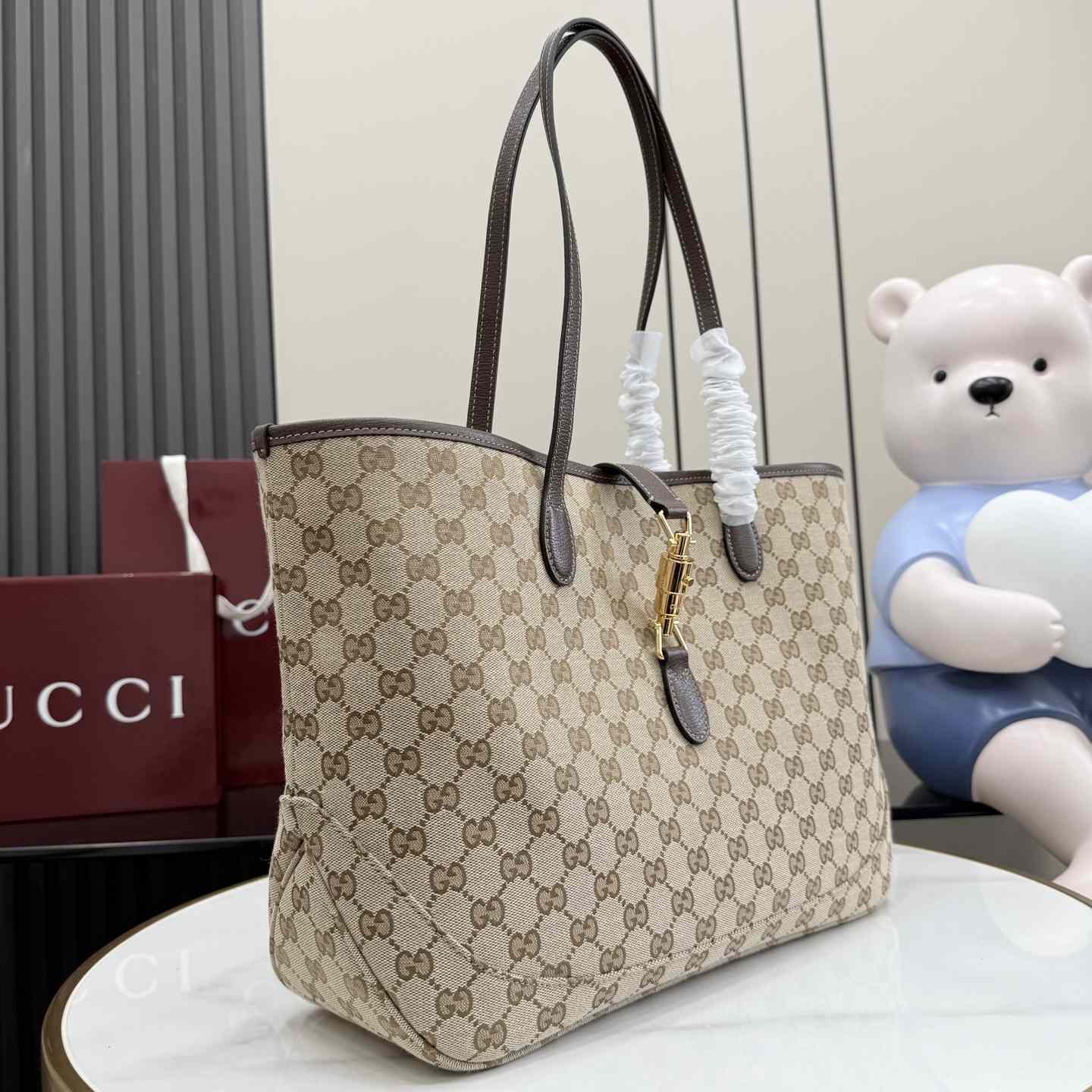 Gucci Jackie Medium Tote Bag - FashionPlug
