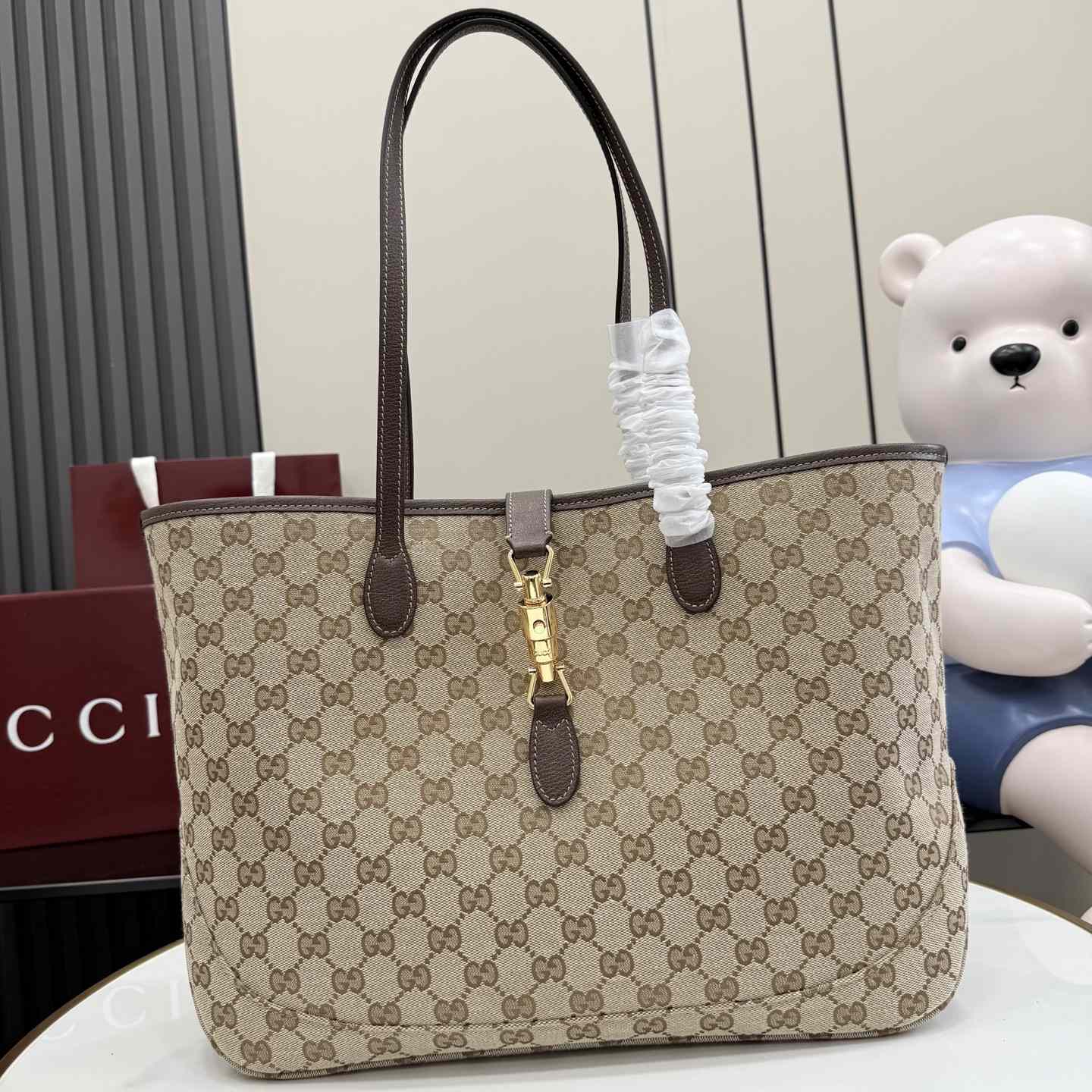 Gucci Jackie Medium Tote Bag - FashionPlug