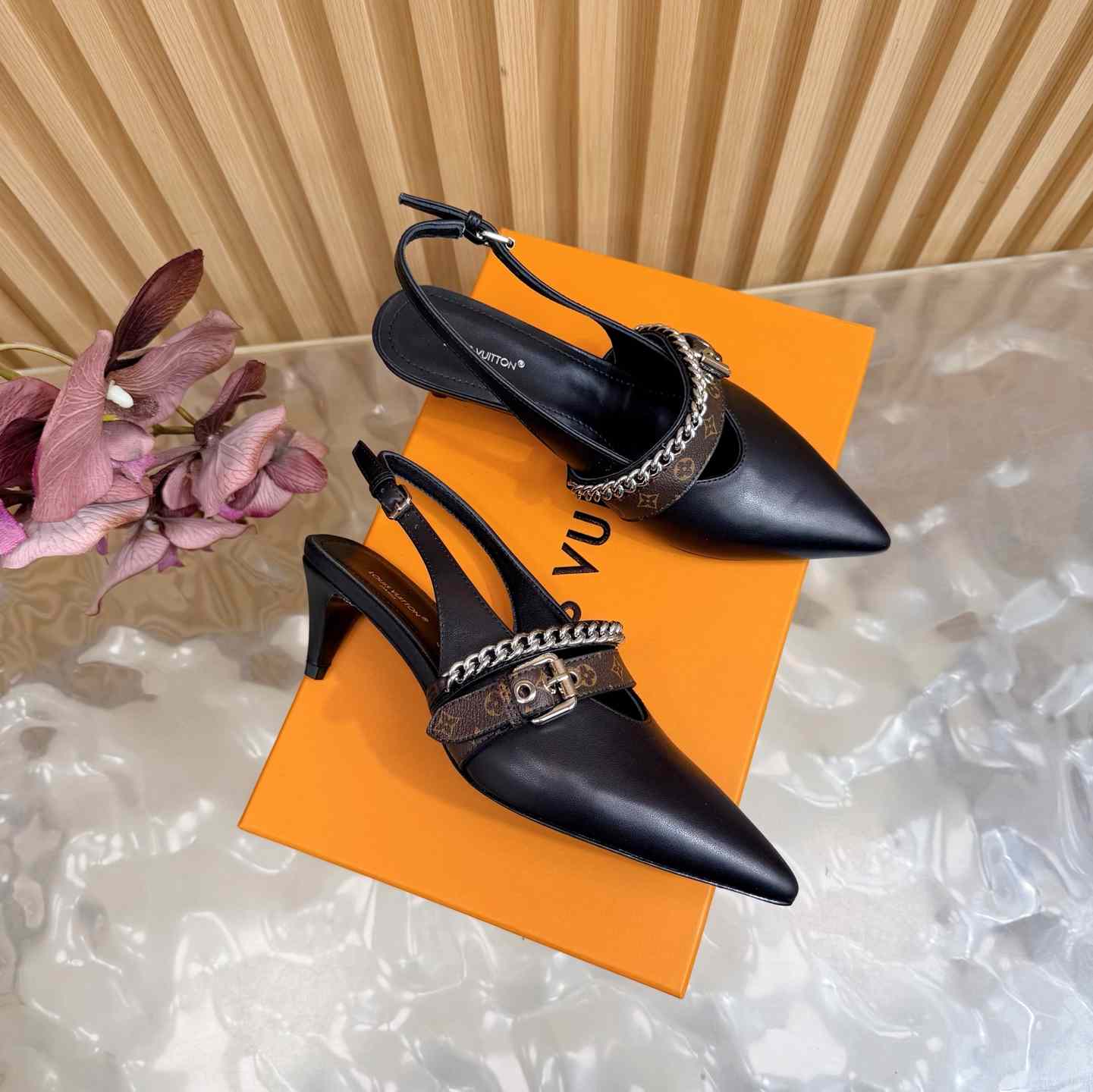 Louis Vuitton LV Vibe Slingback Pump - FashionPlug