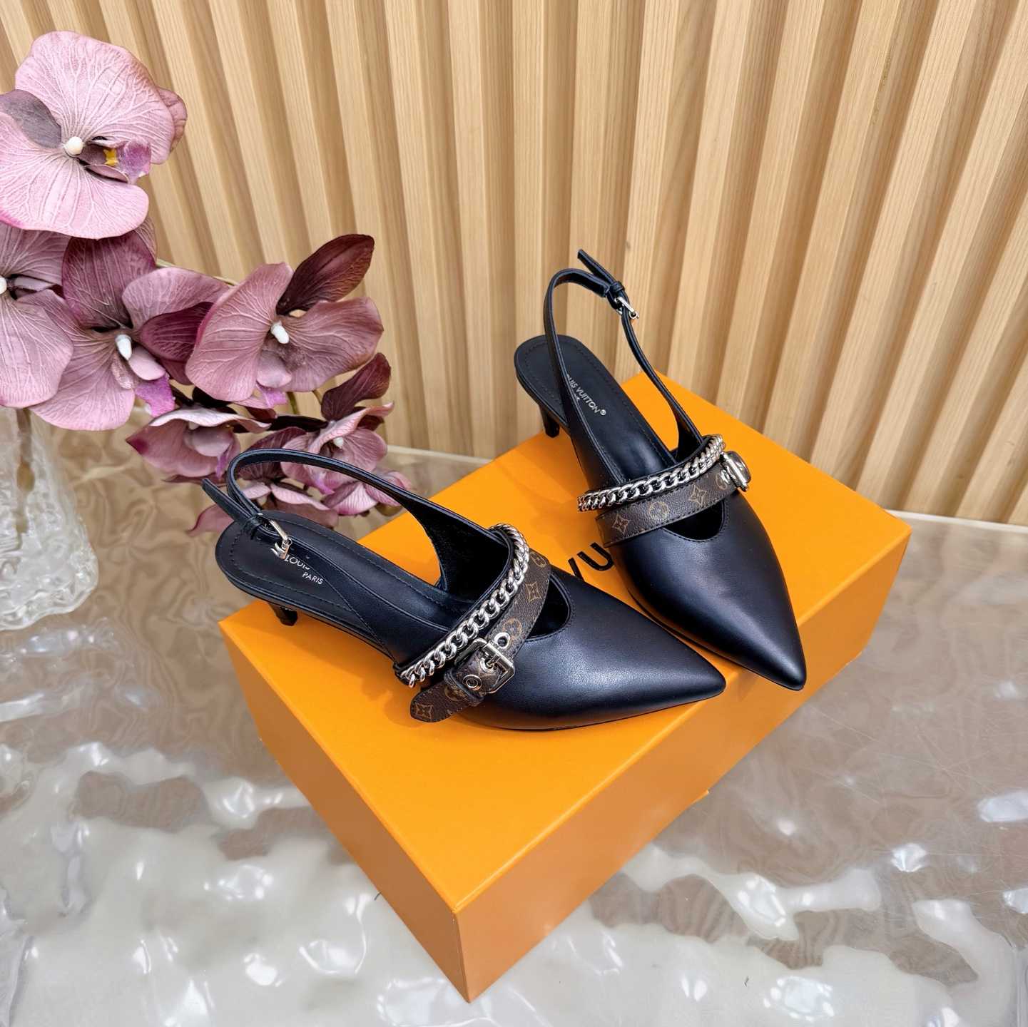 Louis Vuitton LV Vibe Slingback Pump - FashionPlug