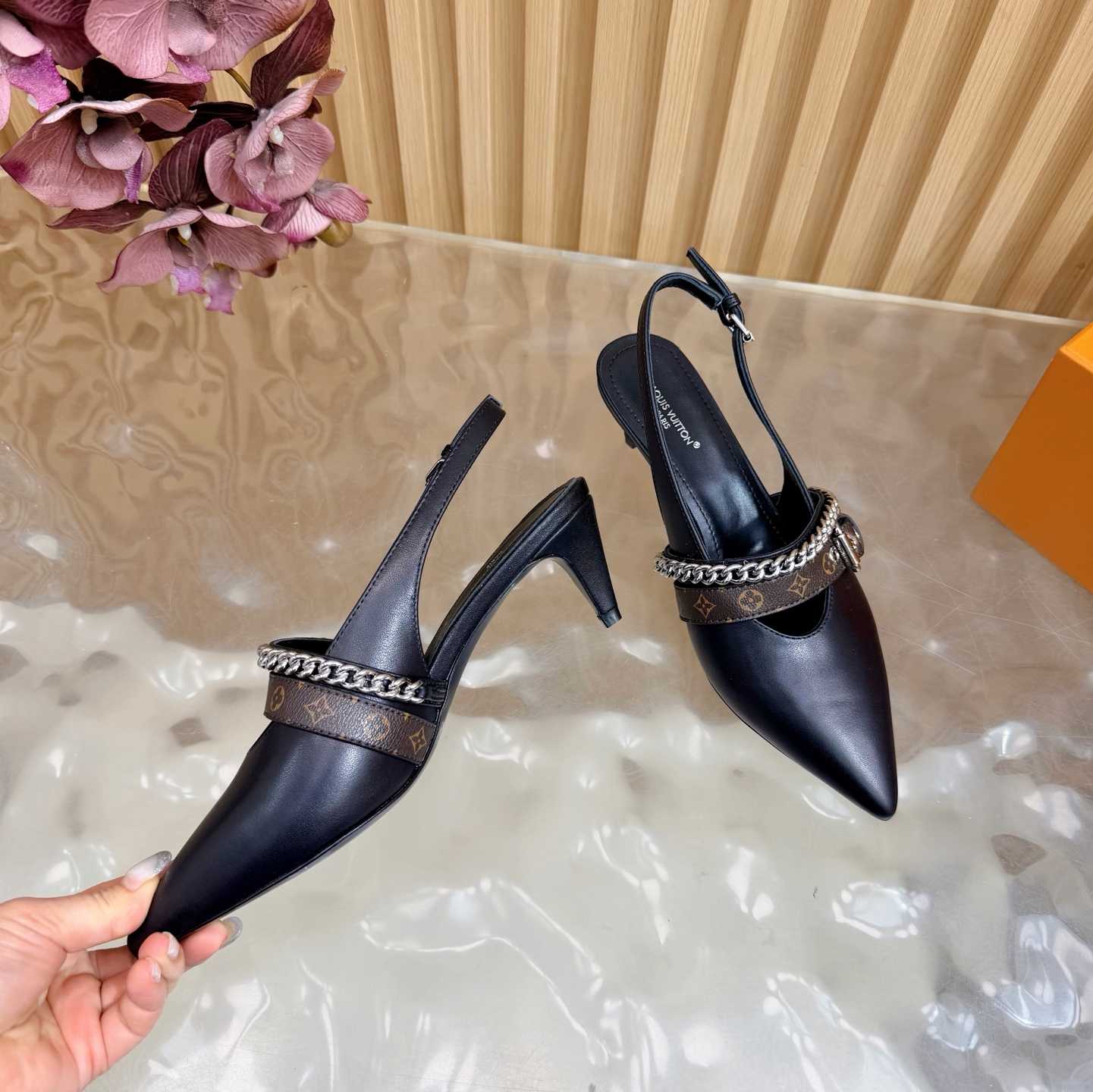 Louis Vuitton LV Vibe Slingback Pump - FashionPlug