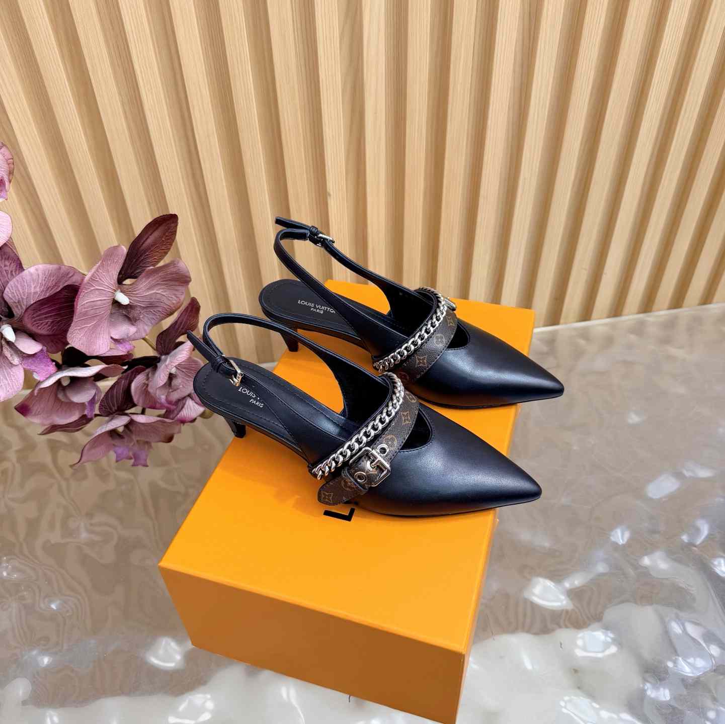 Louis Vuitton LV Vibe Slingback Pump - FashionPlug