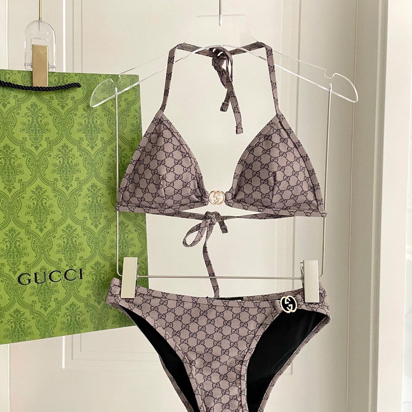 Gucci  GG Stretch Jersey Bikini - FashionPlug
