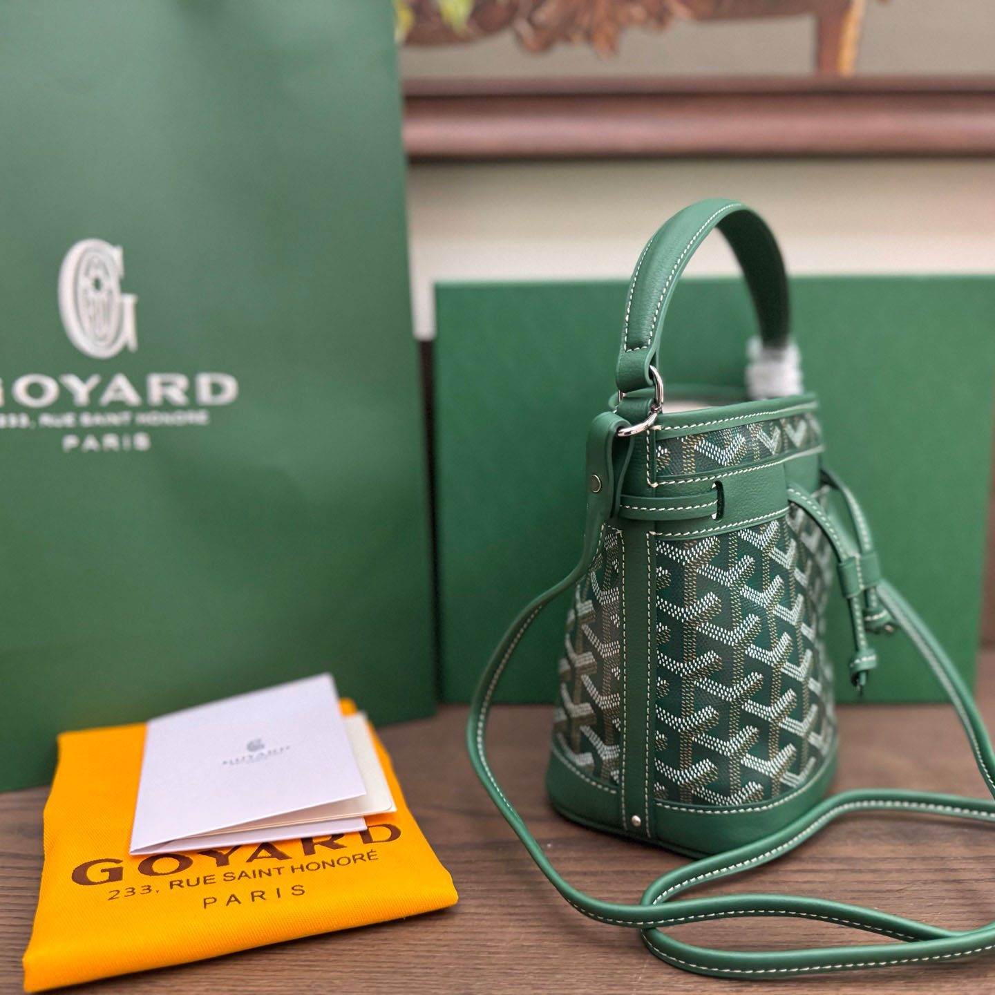 Goyard Petit Flot Mini Bucket Bag - FashionPlug