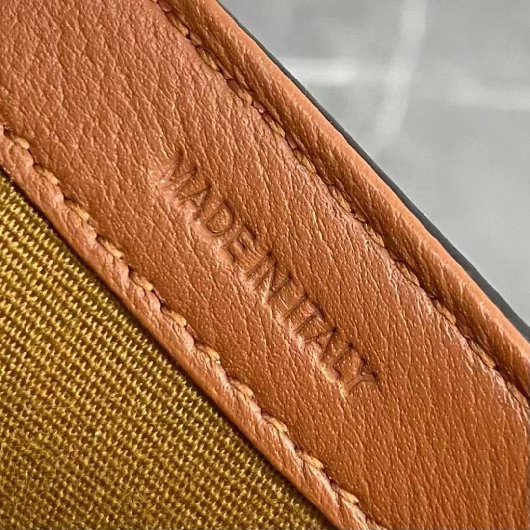 Celine FOLCO SHOULDER BAG IN Triomphe Canvas And Calfskin - FashionPlug