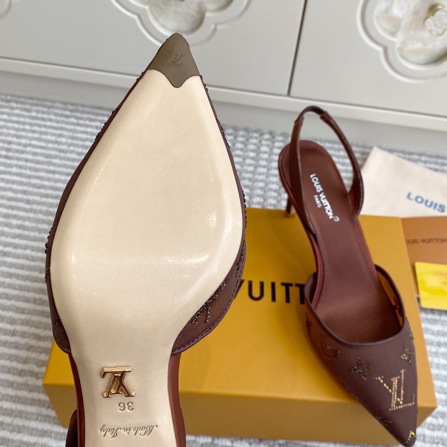 Louis Vuitton Gala Slingback Pump 1AJPTL - FashionPlug
