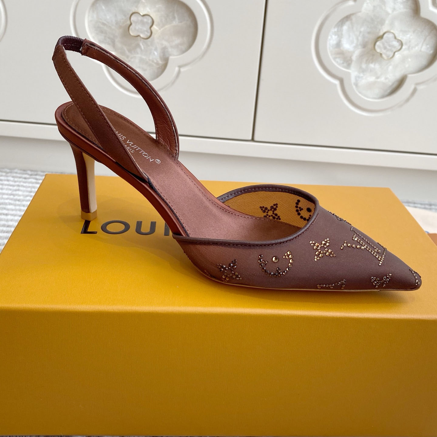 Louis Vuitton Gala Slingback Pump 1AJPTL - FashionPlug