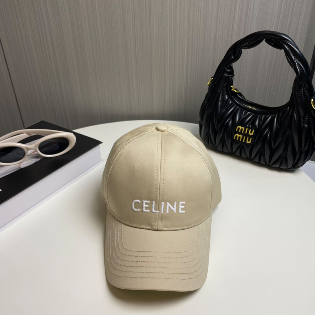 Celine Baseball Cap In Cotton - FashionPlug