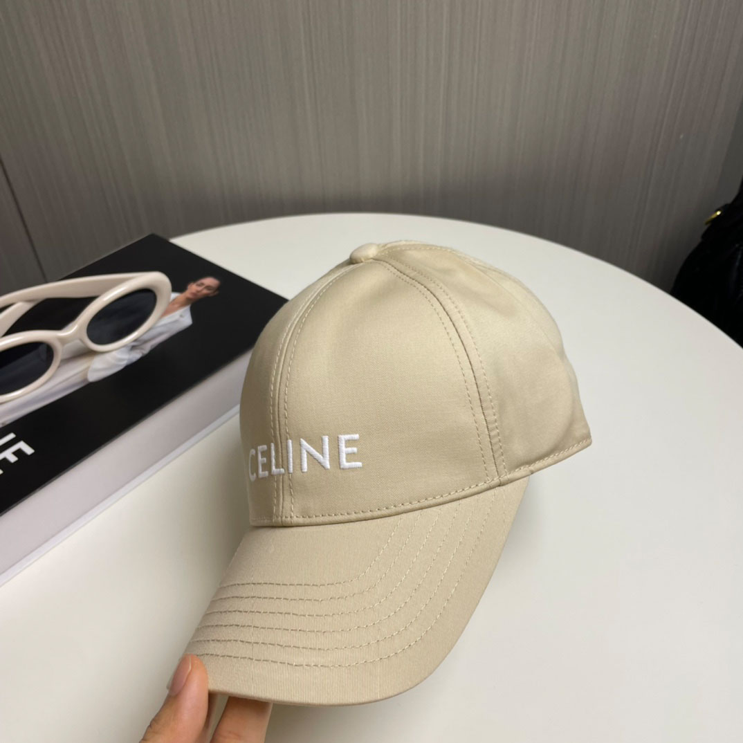 Celine Baseball Cap In Cotton - FashionPlug