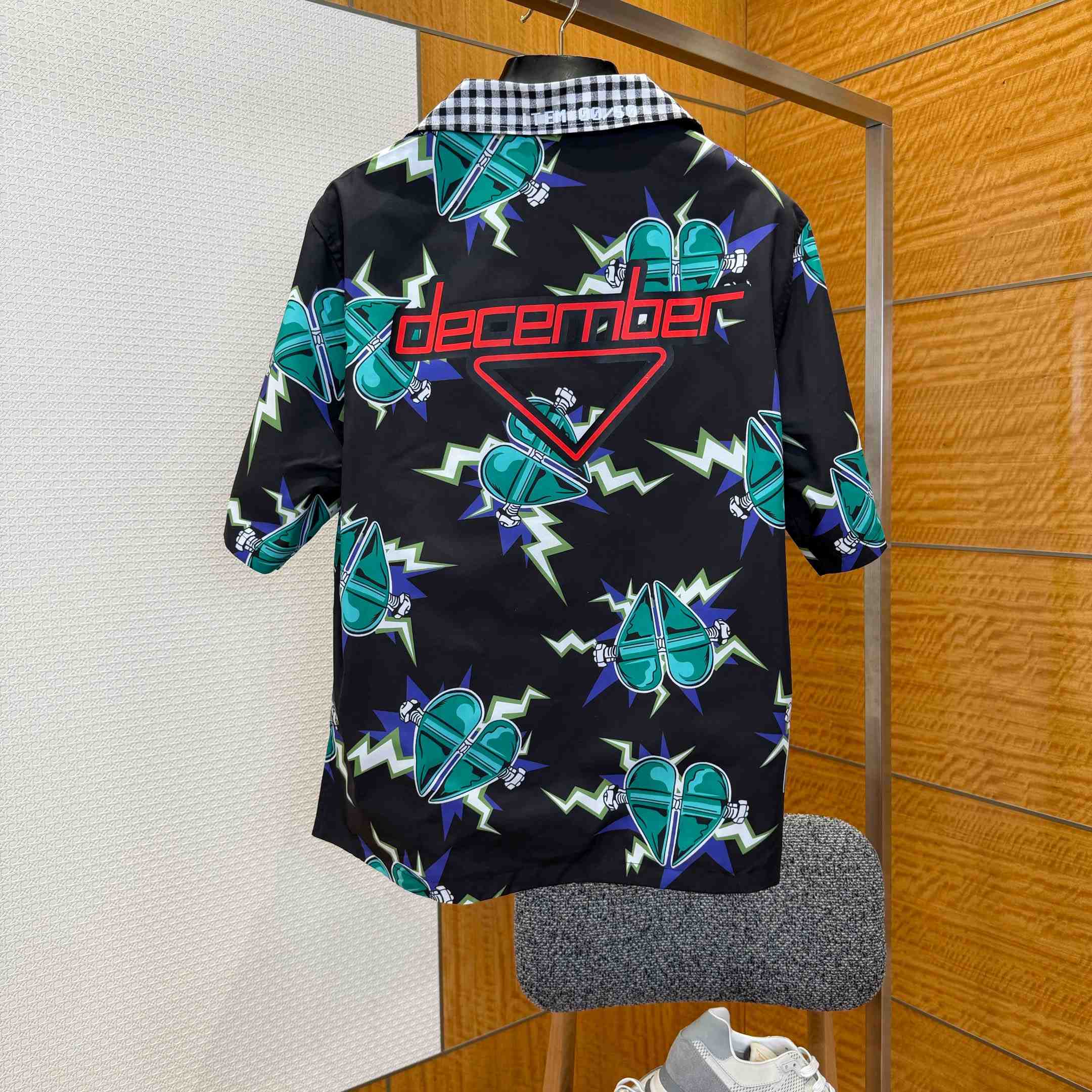 Prada Timecapsule Printed Cotton Shirt - FashionPlug