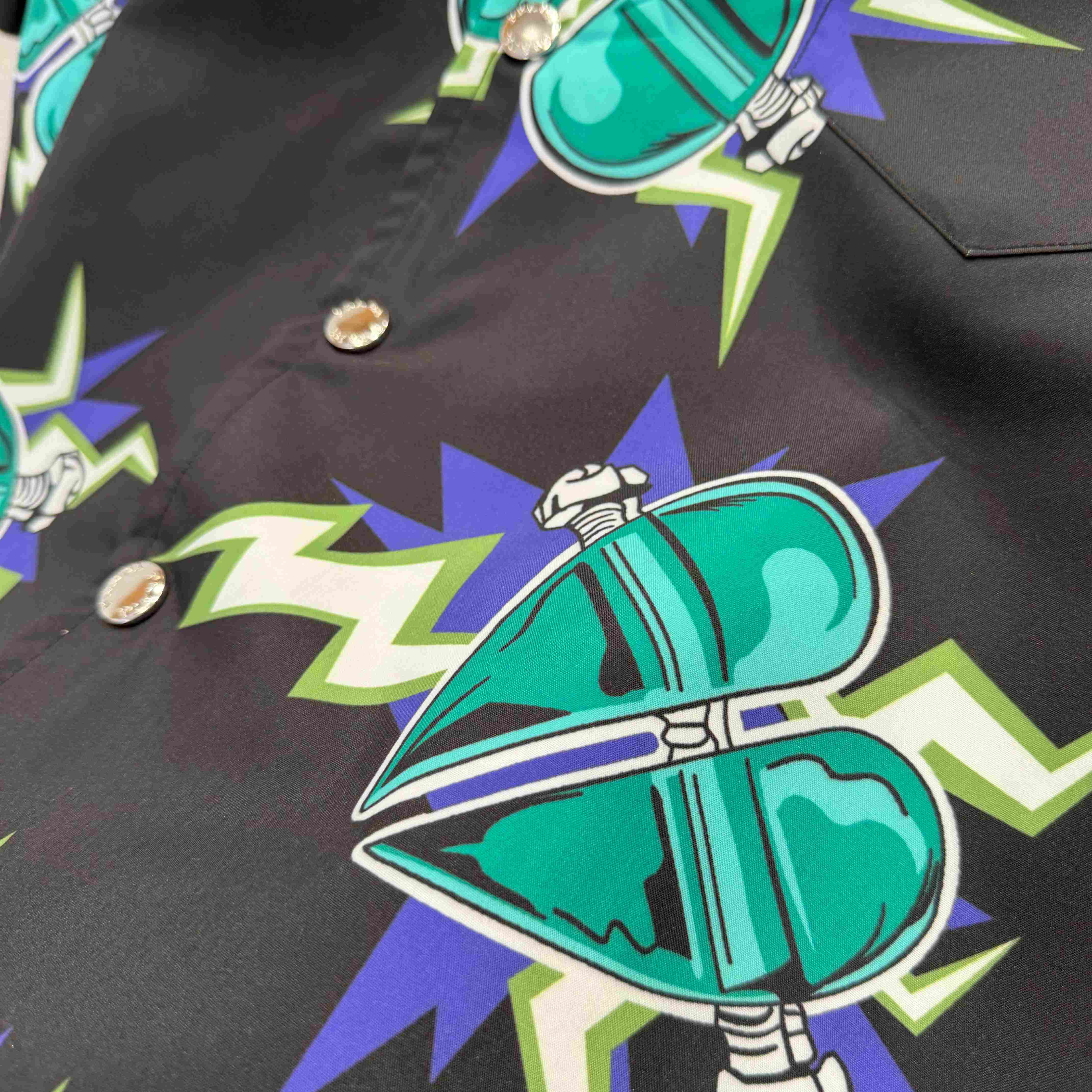 Prada Timecapsule Printed Cotton Shirt - FashionPlug