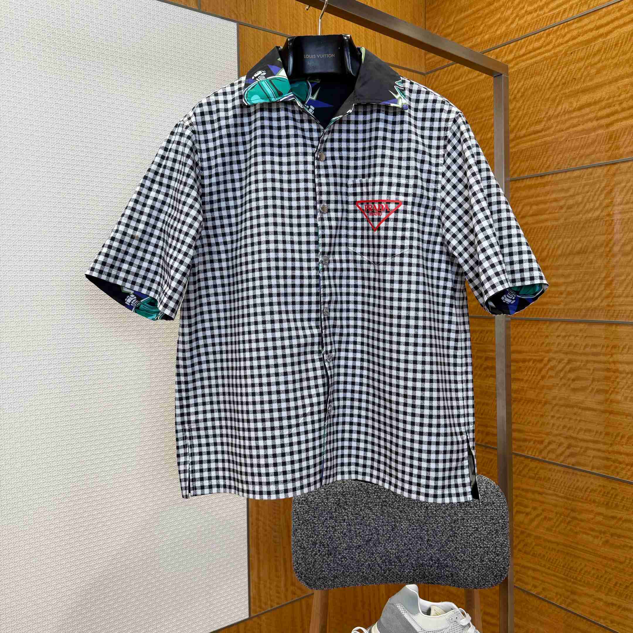 Prada Timecapsule Printed Cotton Shirt - FashionPlug